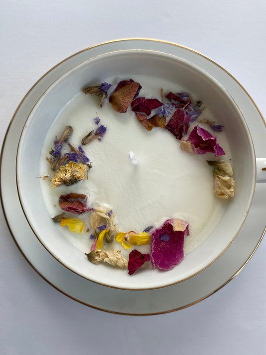 Held In Grace – Lavender Vanilla Cashmere Soy Candle | Art Love Heals