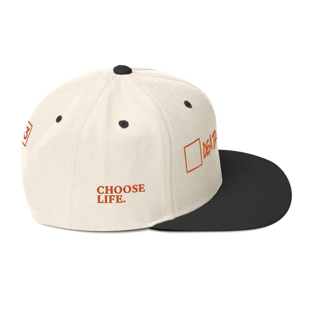 CHOOSE LIFE.Snapback Hat - Da G.A.T.E 33