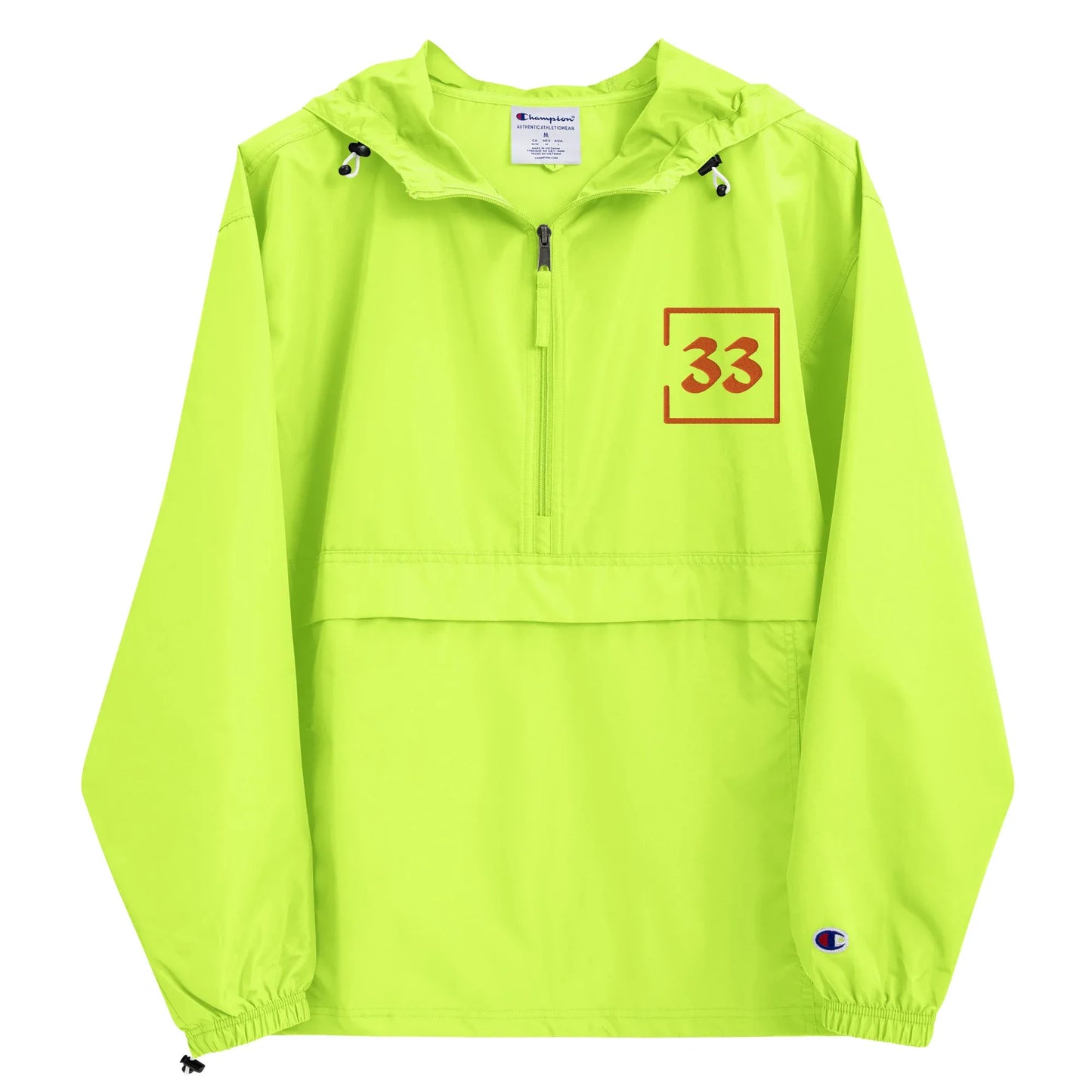 33 Embroidered Champion Packable Jacket - Da G.A.T.E 33