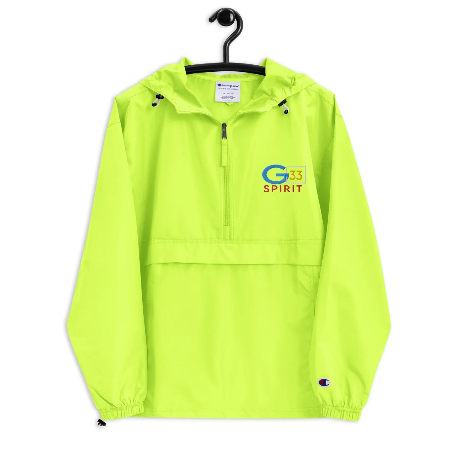 Embroidered Champion Packable Jacket - Da G.A.T.E 33