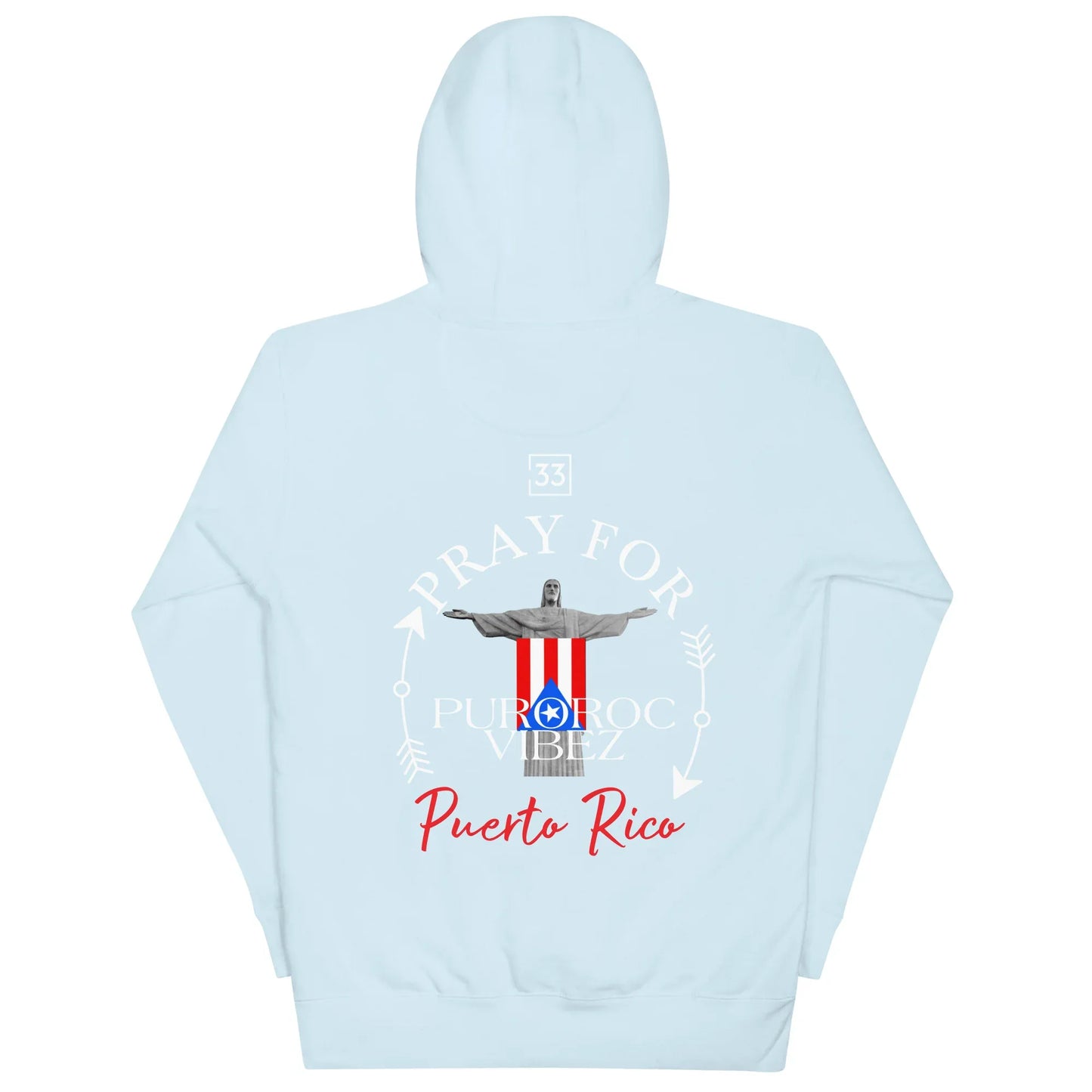 PRAY FOR PR Unisex Hoodie - Da G.A.T.E 33