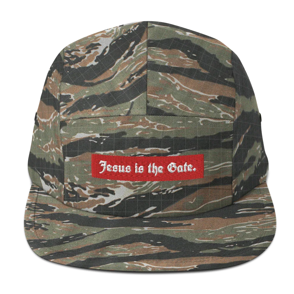Jesus is the Gate. Five Panel Cap - Da G.A.T.E 33