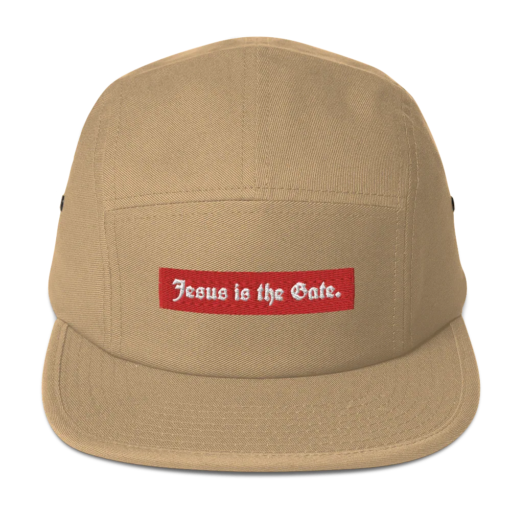 Jesus is the Gate. Five Panel Cap - Da G.A.T.E 33