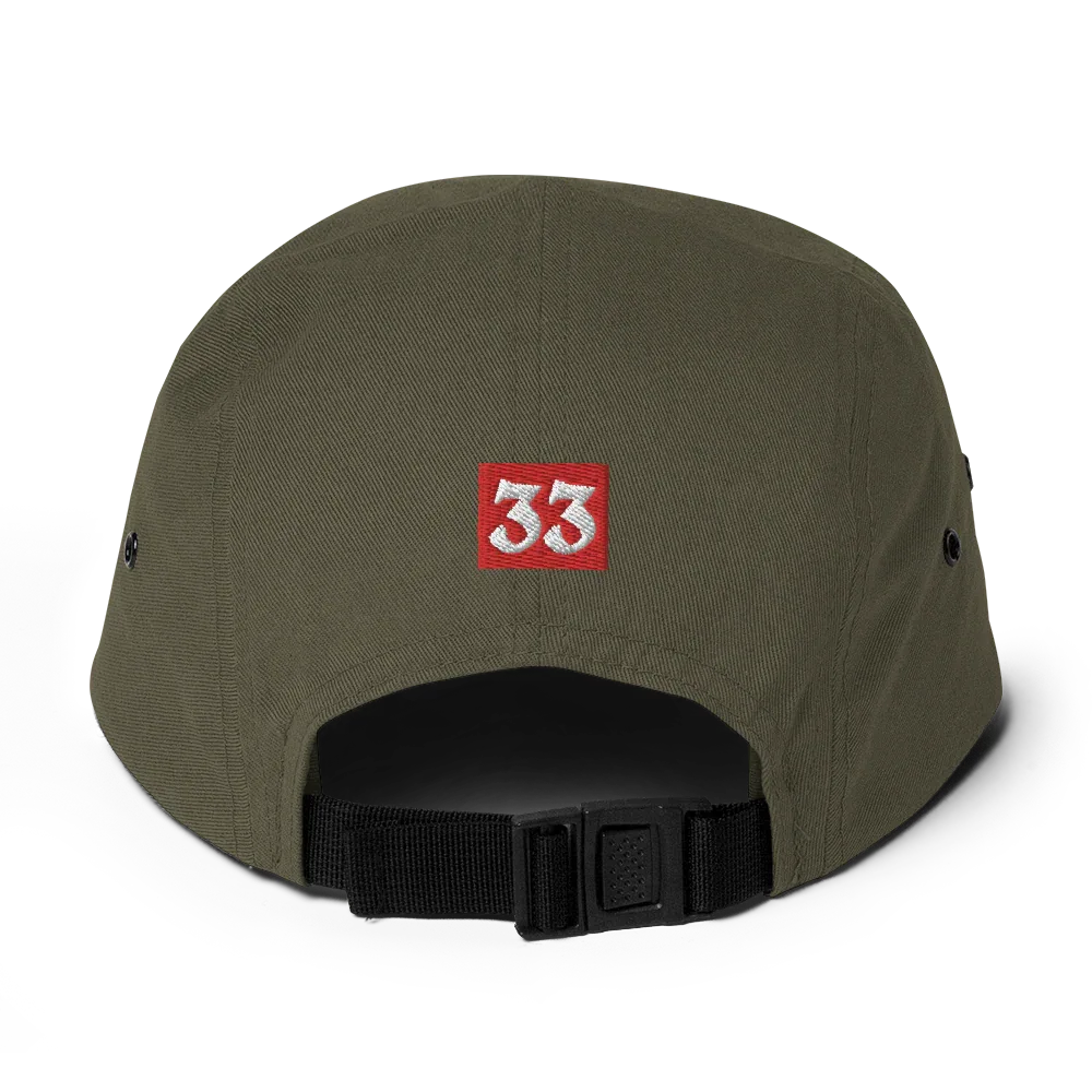 33 Spiritfilled Five Panel Cap - Da G.A.T.E 33