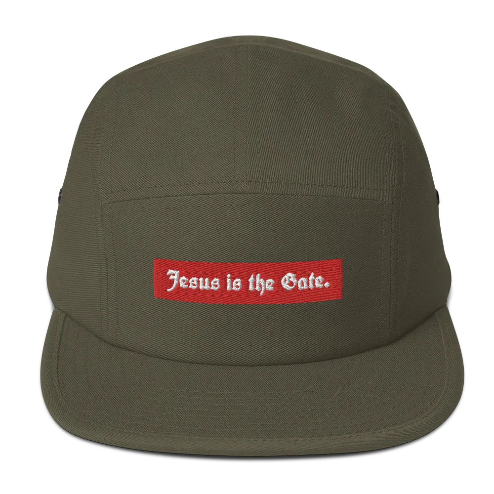 Jesus is the Gate. Five Panel Cap - Da G.A.T.E 33