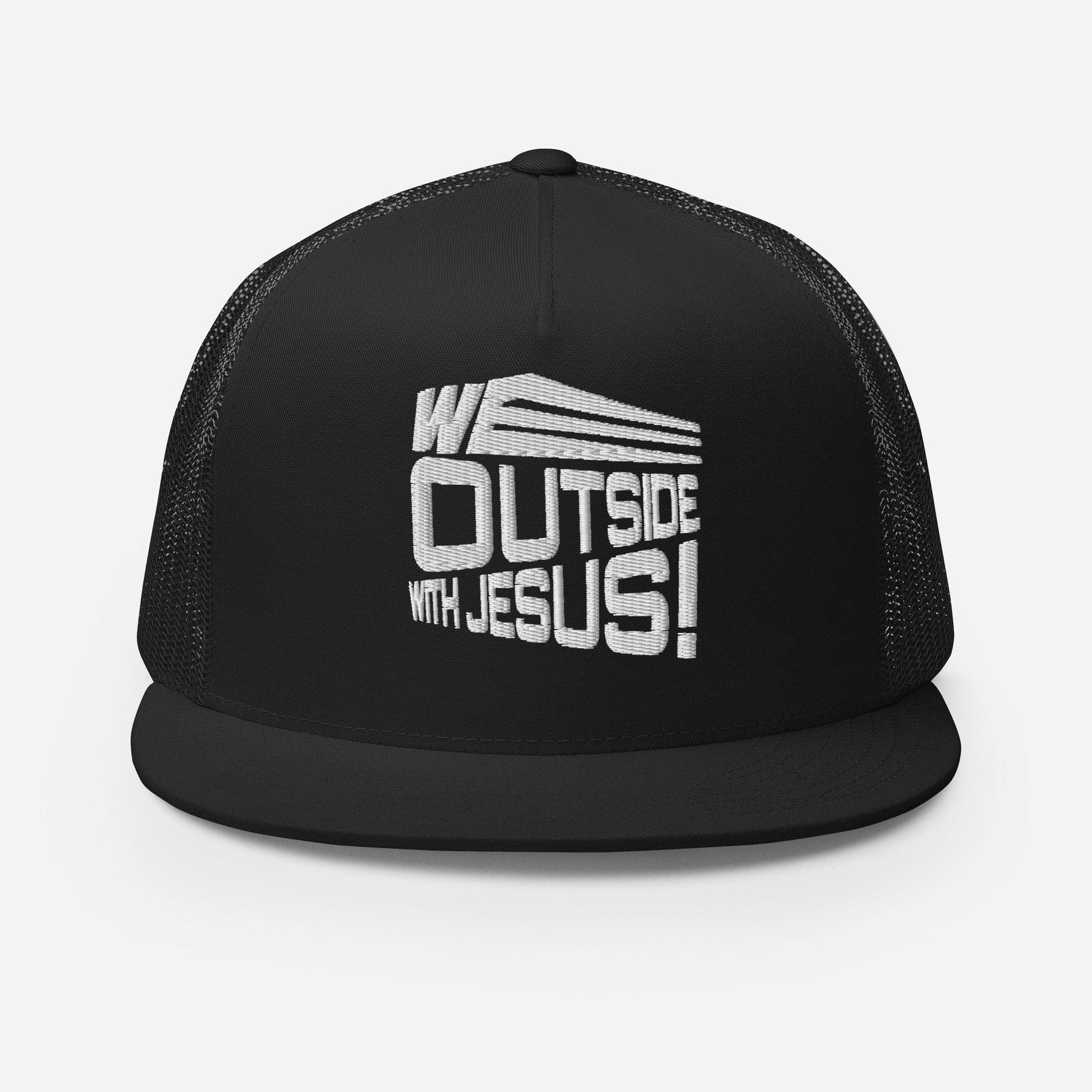 WE OUTSIDE-W-JESUS Trucker Cap - Da G.A.T.E 33