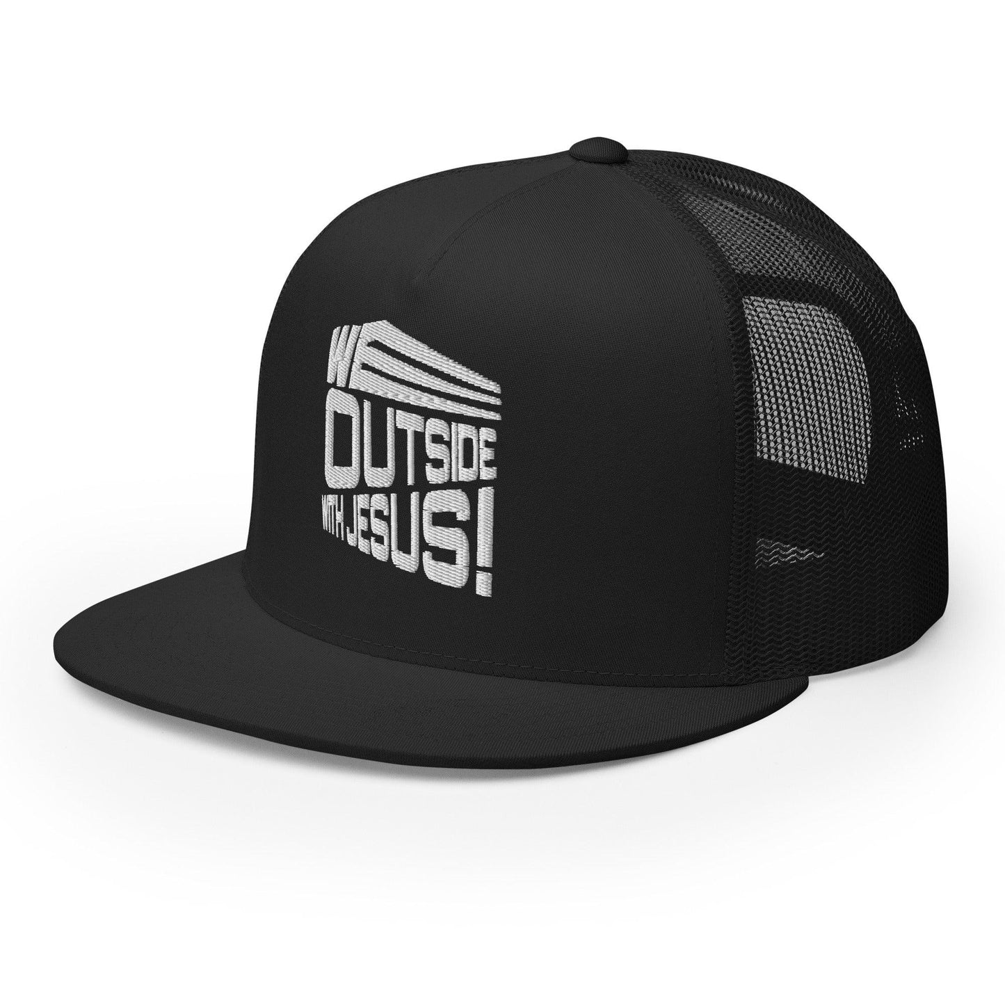 WE OUTSIDE-W-JESUS Trucker Cap - Da G.A.T.E 33