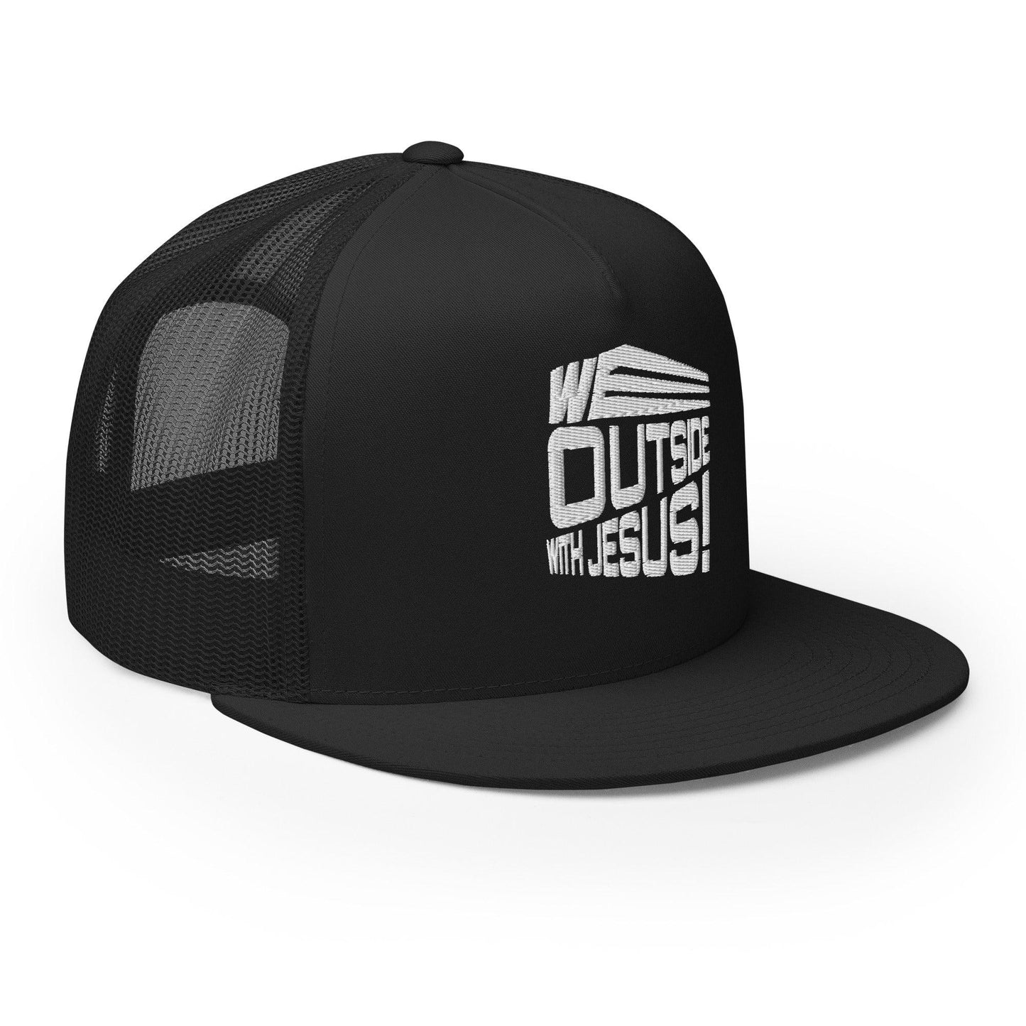 WE OUTSIDE-W-JESUS Trucker Cap - Da G.A.T.E 33
