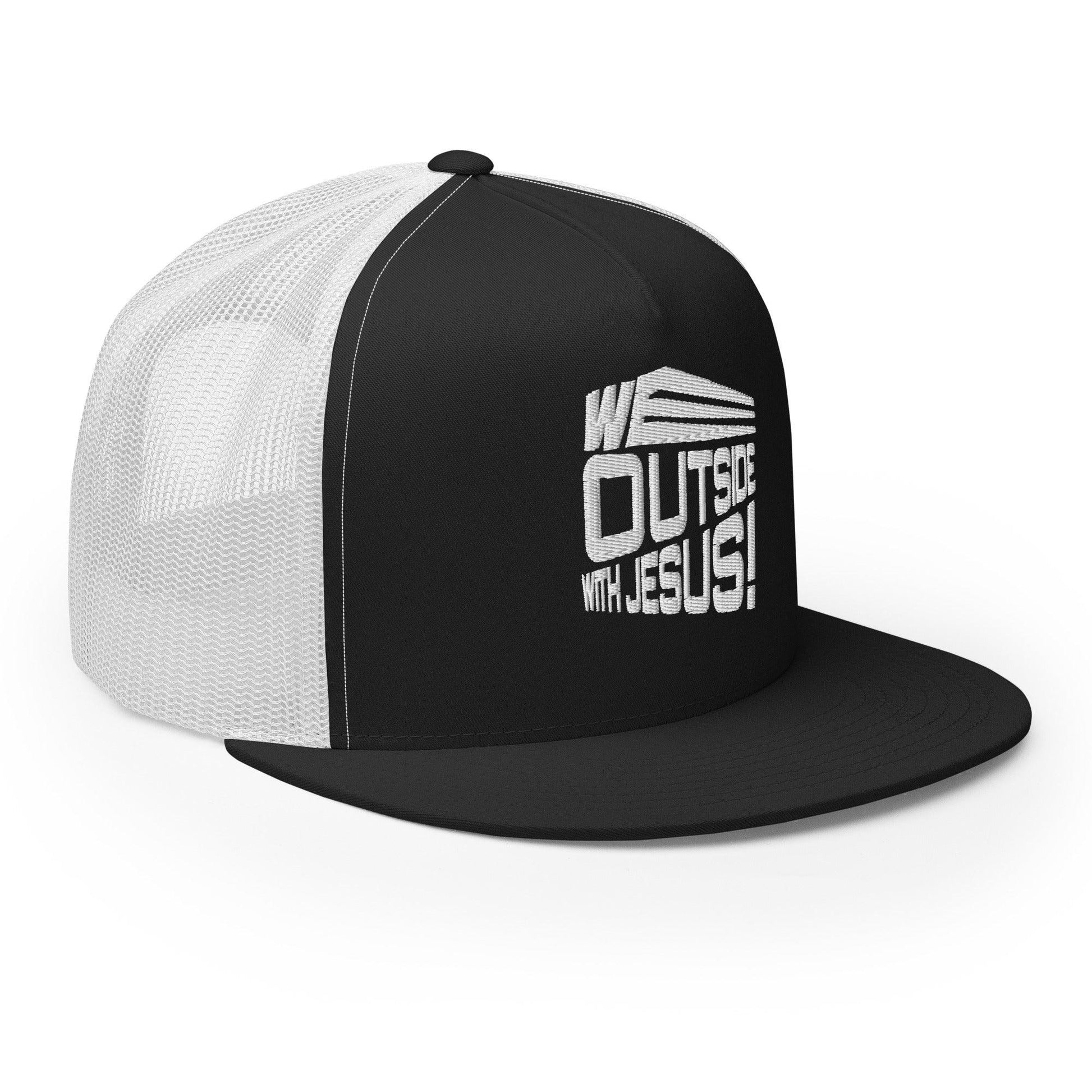 WE OUTSIDE-W-JESUS Trucker Cap - Da G.A.T.E 33