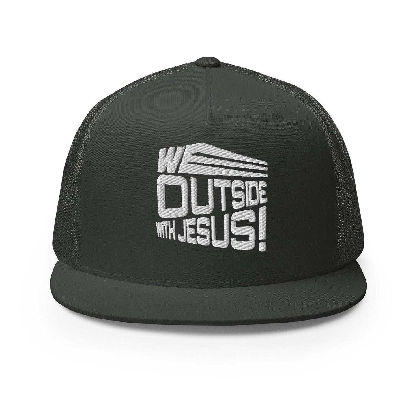 WE OUTSIDE-W-JESUS Trucker Cap - Da G.A.T.E 33