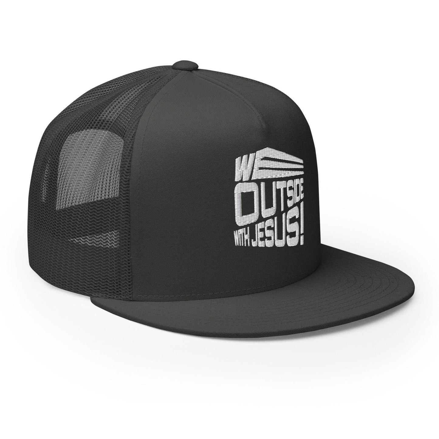 WE OUTSIDE-W-JESUS Trucker Cap - Da G.A.T.E 33