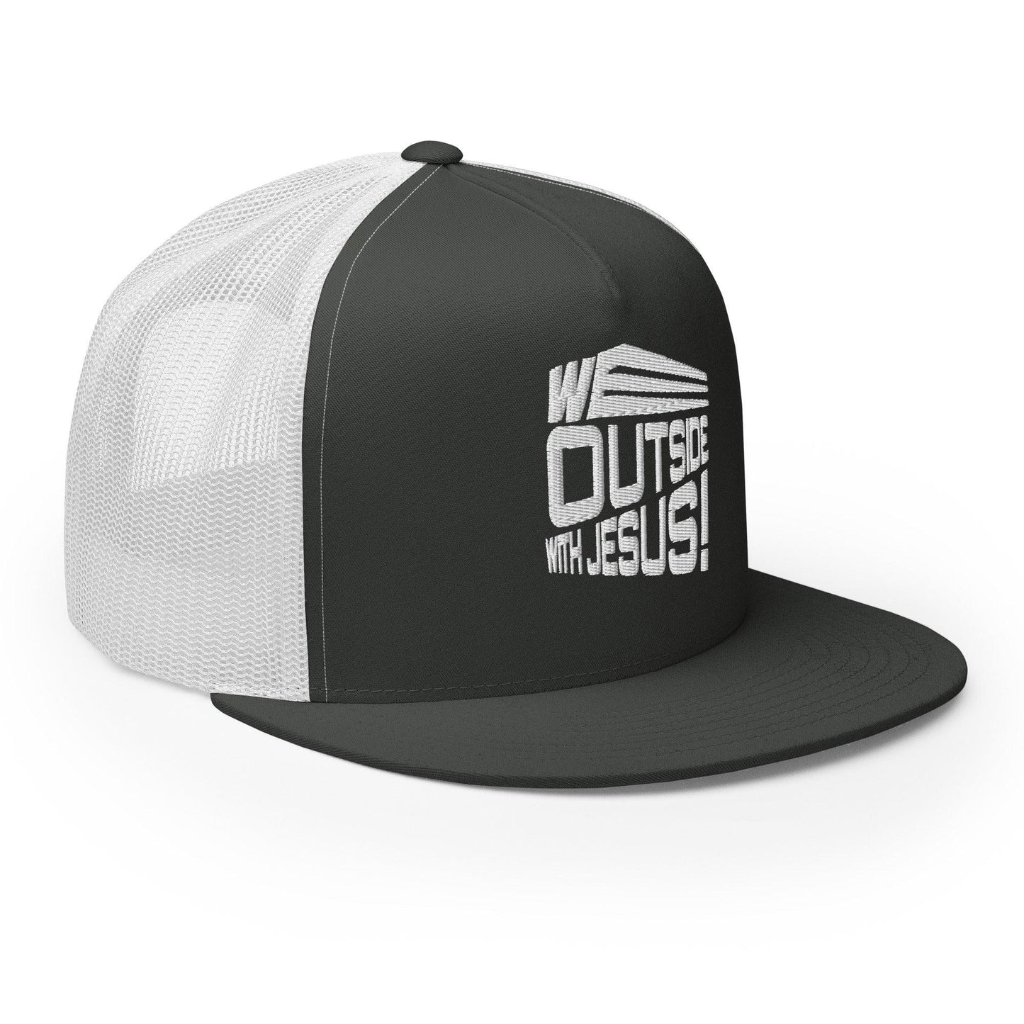 WE OUTSIDE-W-JESUS Trucker Cap - Da G.A.T.E 33
