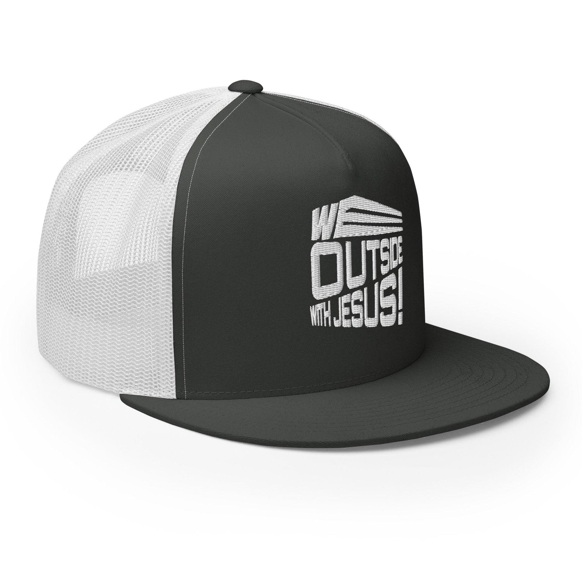 WE OUTSIDE-W-JESUS Trucker Cap - Da G.A.T.E 33