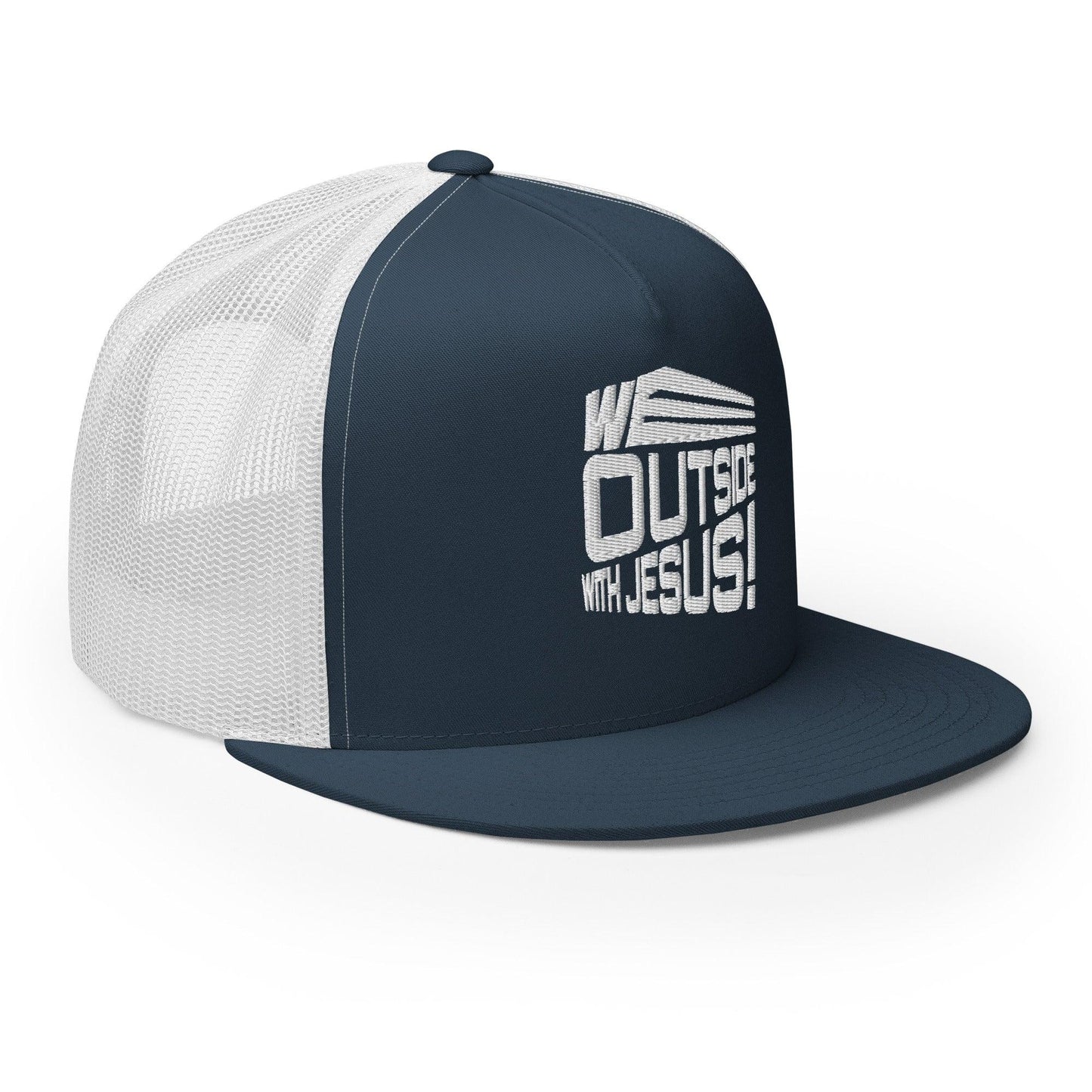 WE OUTSIDE-W-JESUS Trucker Cap - Da G.A.T.E 33