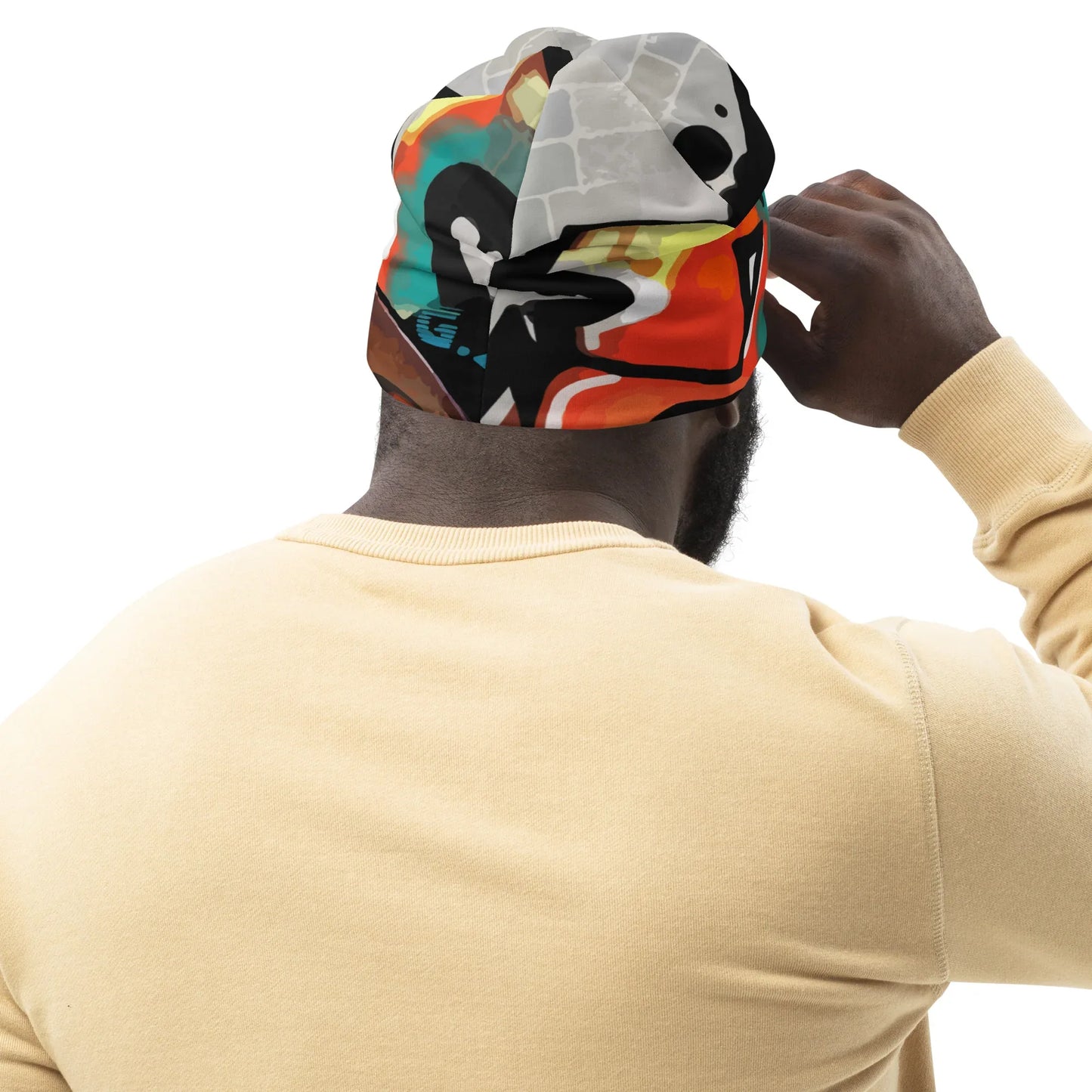 DA ARTATTACK All-Over Print Beanie - Da G.A.T.E 33