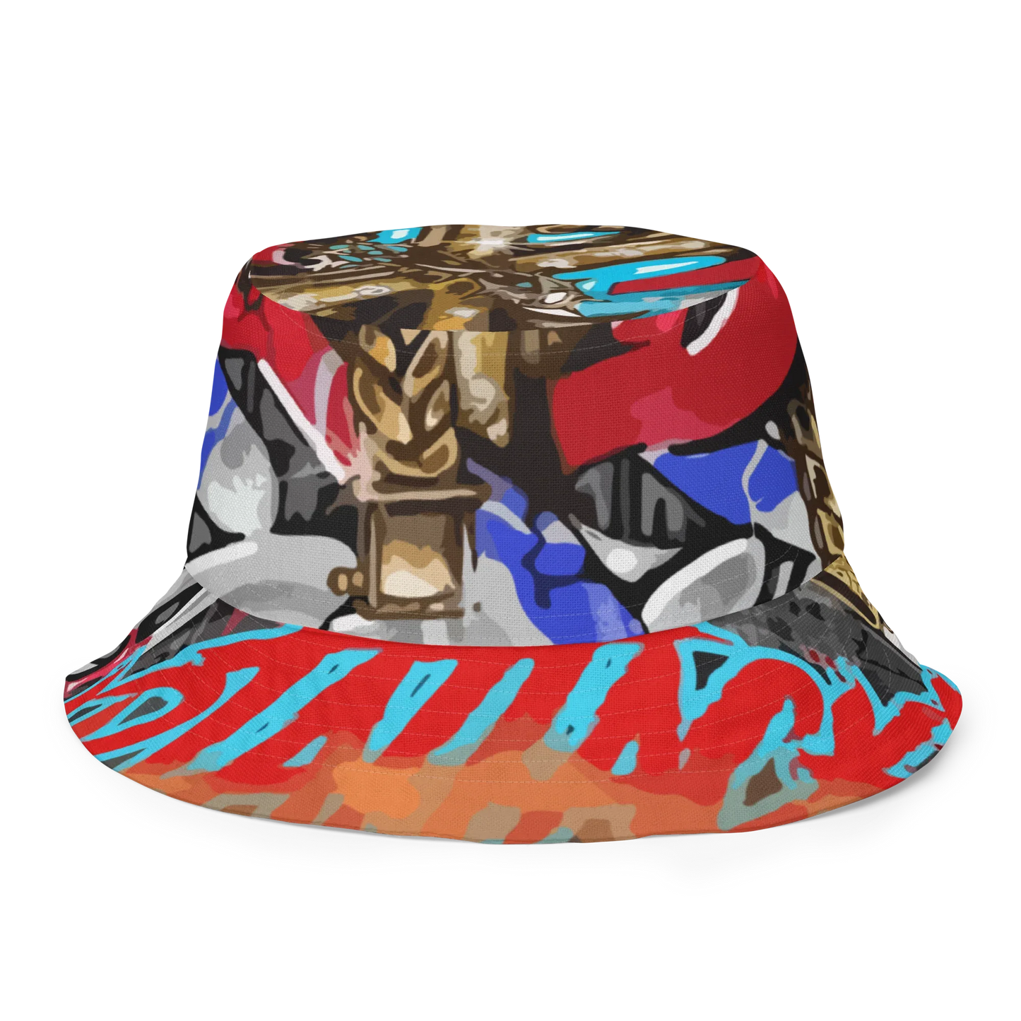DA ARTATTACK Reversible bucket hat - Da G.A.T.E 33
