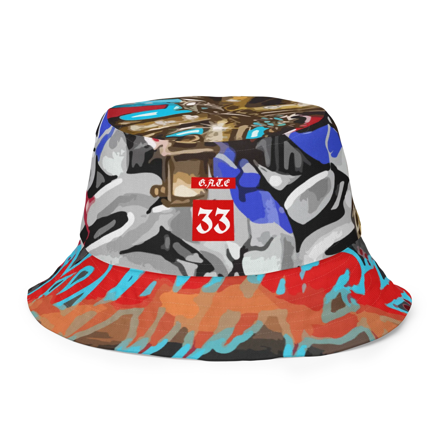 DA ARTATTACK Reversible bucket hat - Da G.A.T.E 33