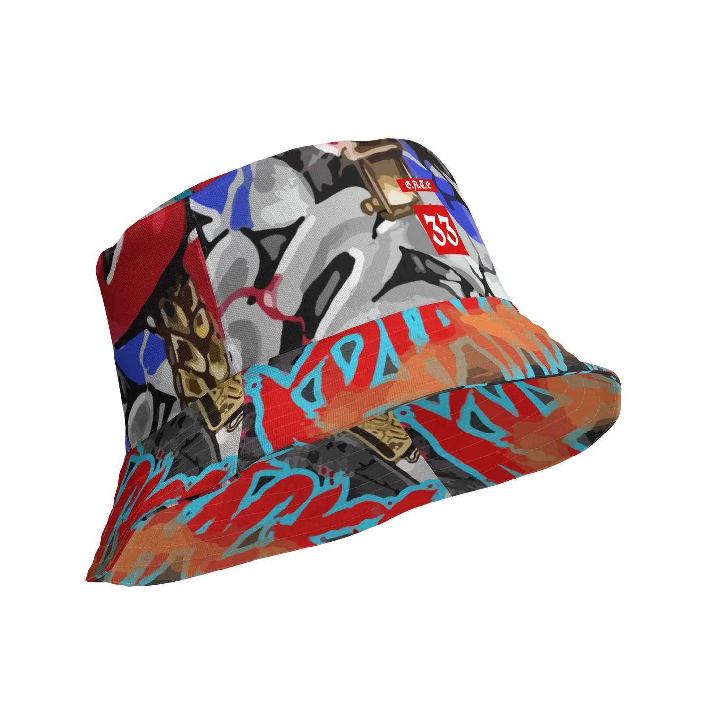 DA ARTATTACK Reversible bucket hat - Da G.A.T.E 33
