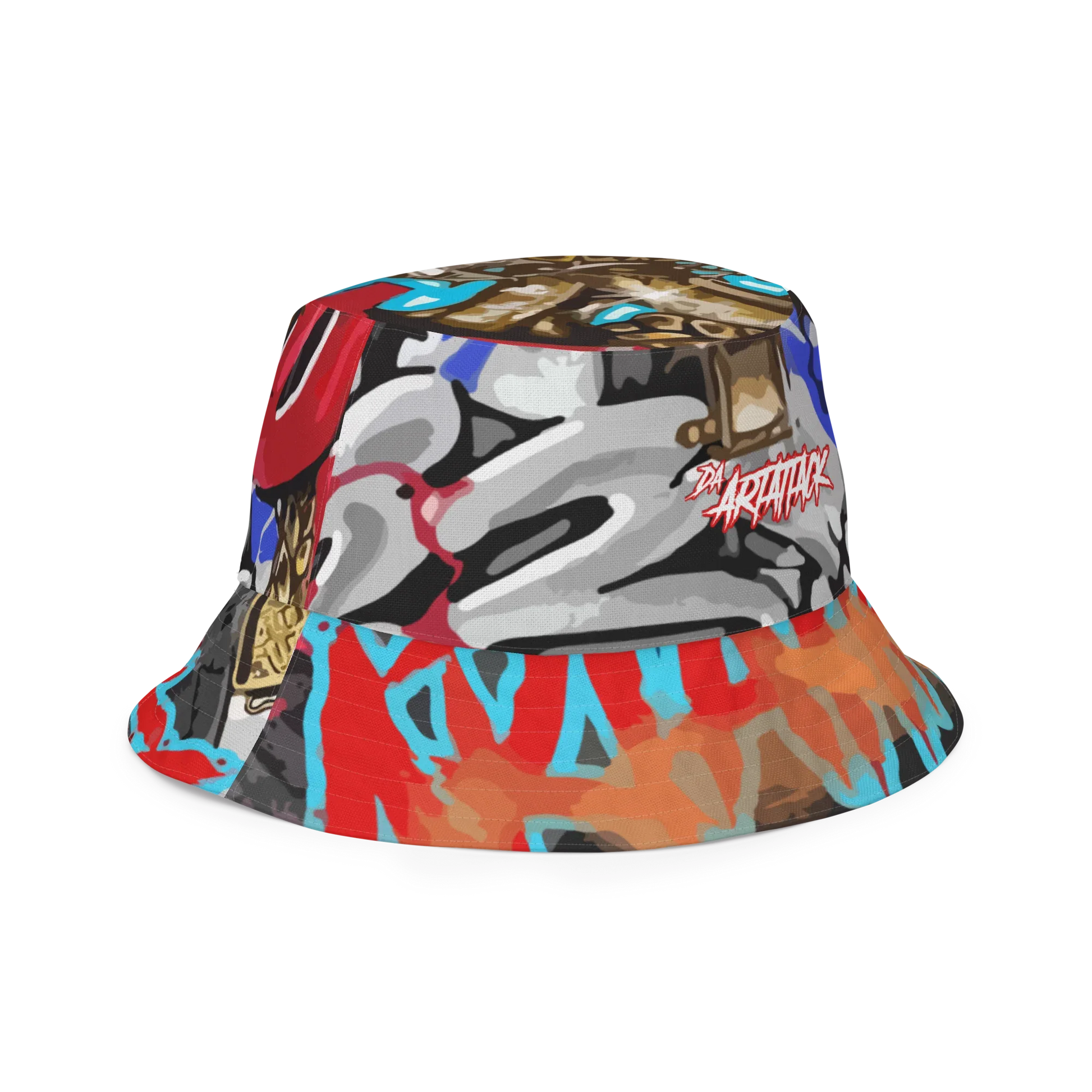 DA ARTATTACK Reversible bucket hat - Da G.A.T.E 33
