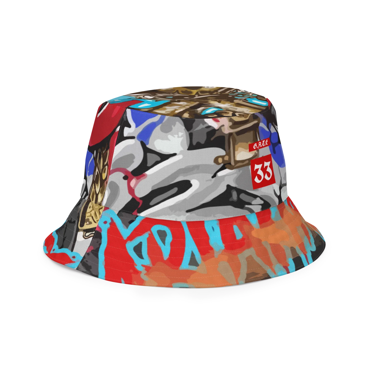 DA ARTATTACK Reversible bucket hat - Da G.A.T.E 33