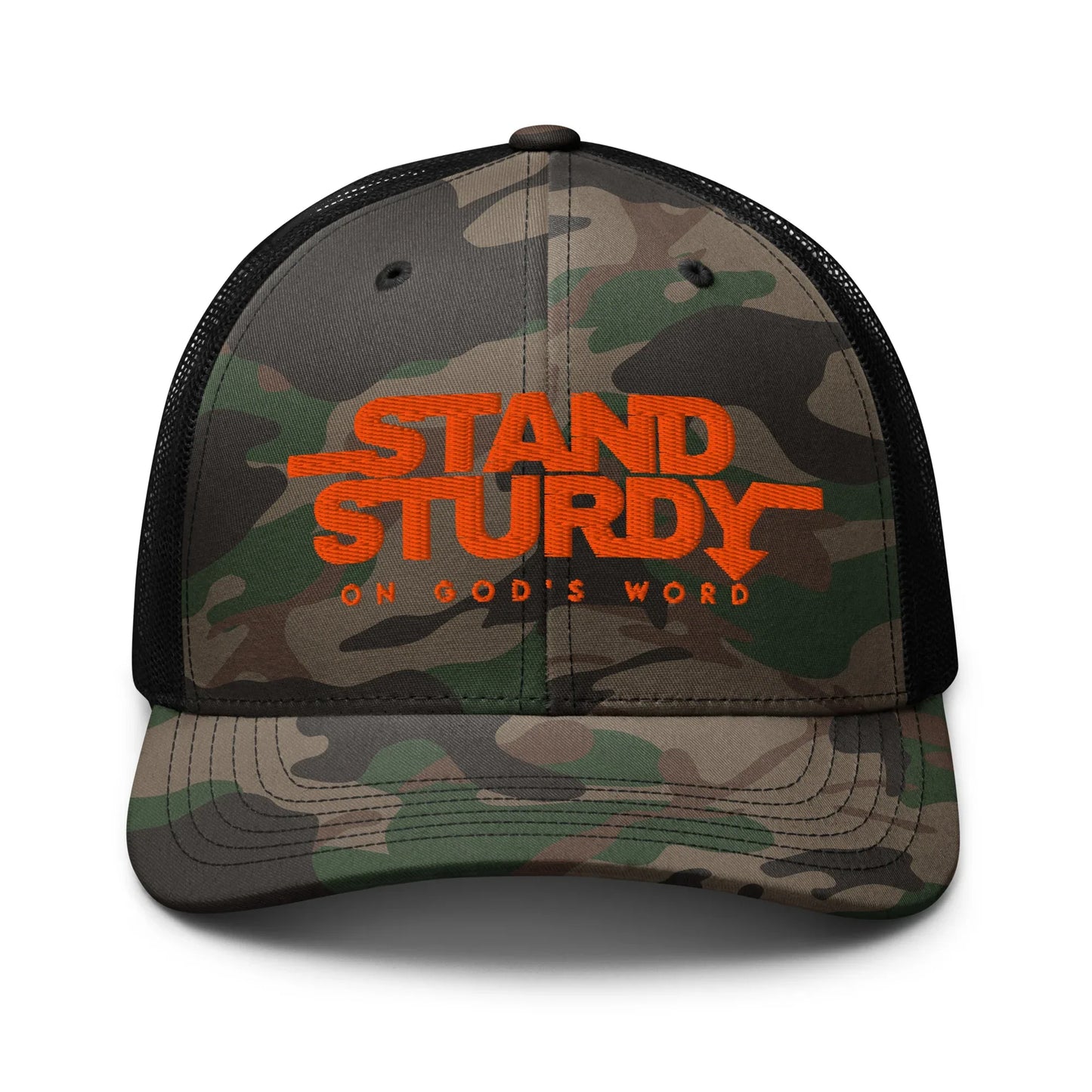 STAND STURDY Camouflage trucker hat - Da G.A.T.E 33