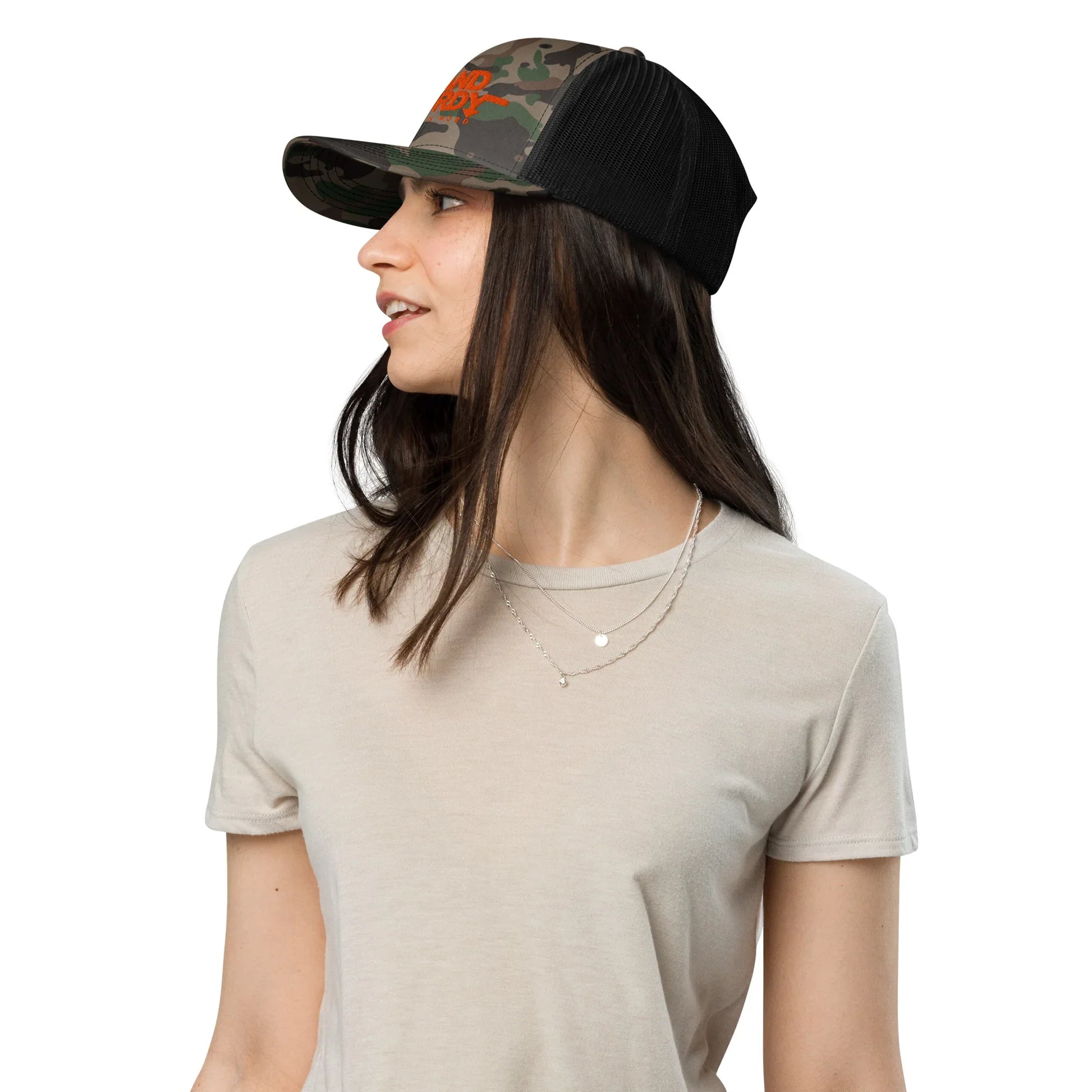 STAND STURDY Camouflage trucker hat - Da G.A.T.E 33