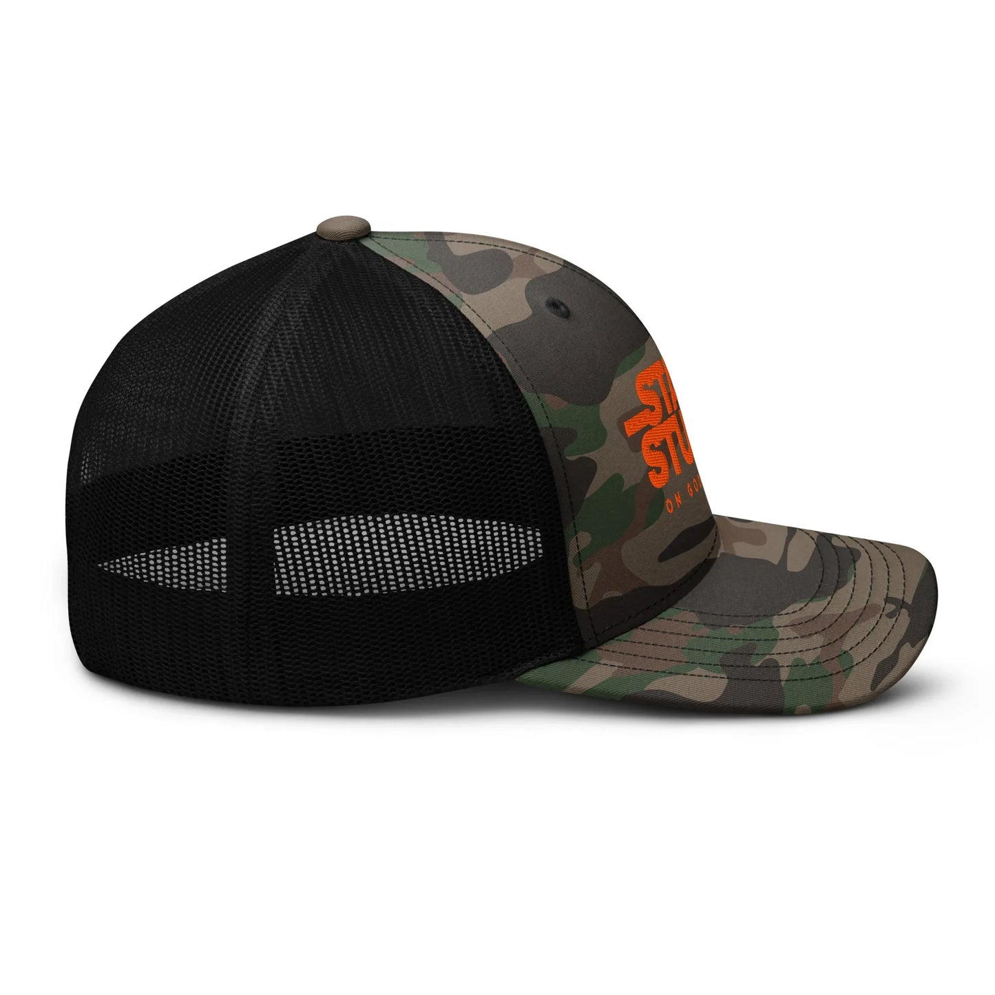 STAND STURDY Camouflage trucker hat - Da G.A.T.E 33