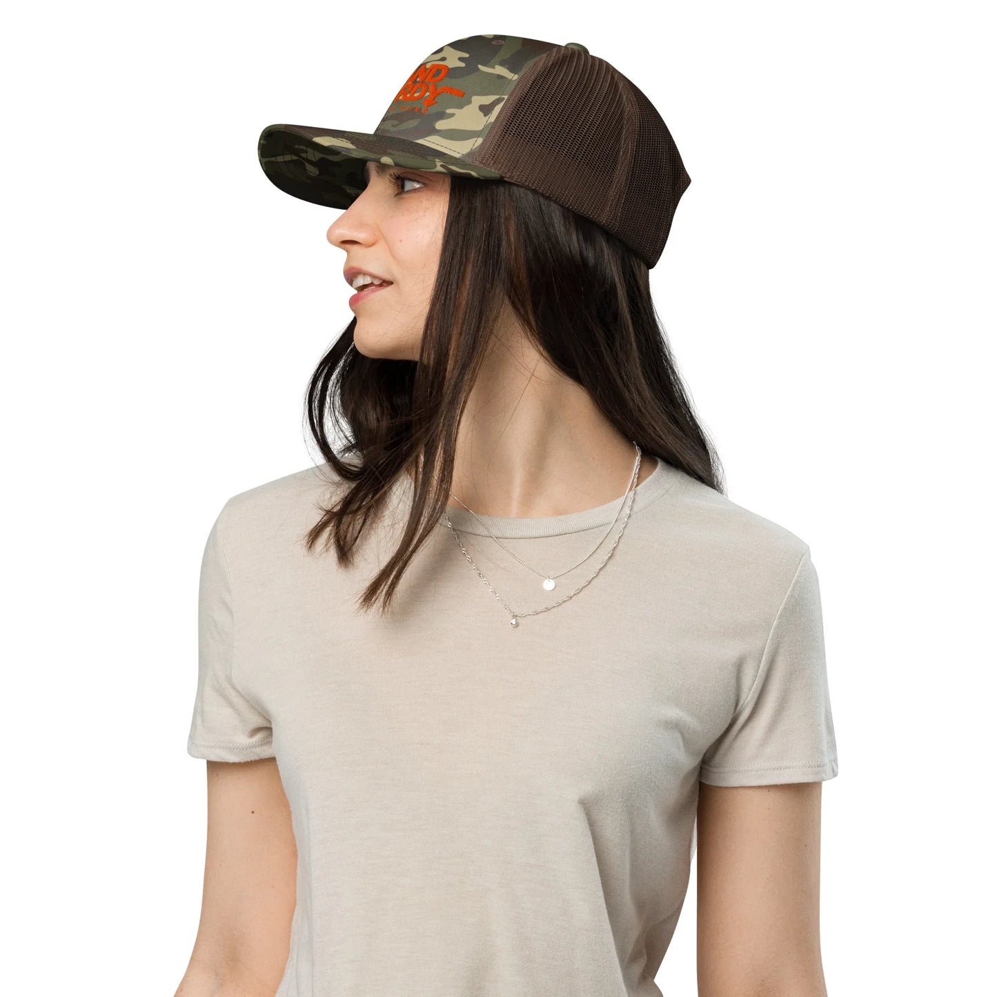 STAND STURDY Camouflage trucker hat - Da G.A.T.E 33