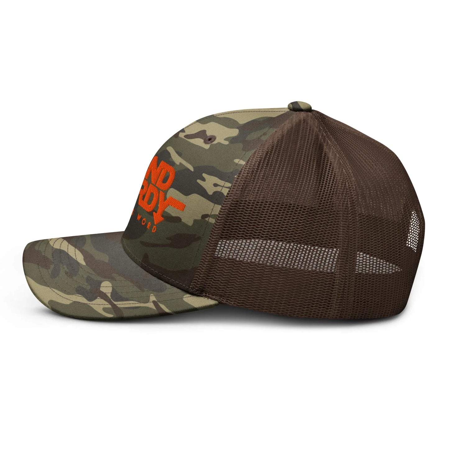 STAND STURDY Camouflage trucker hat - Da G.A.T.E 33