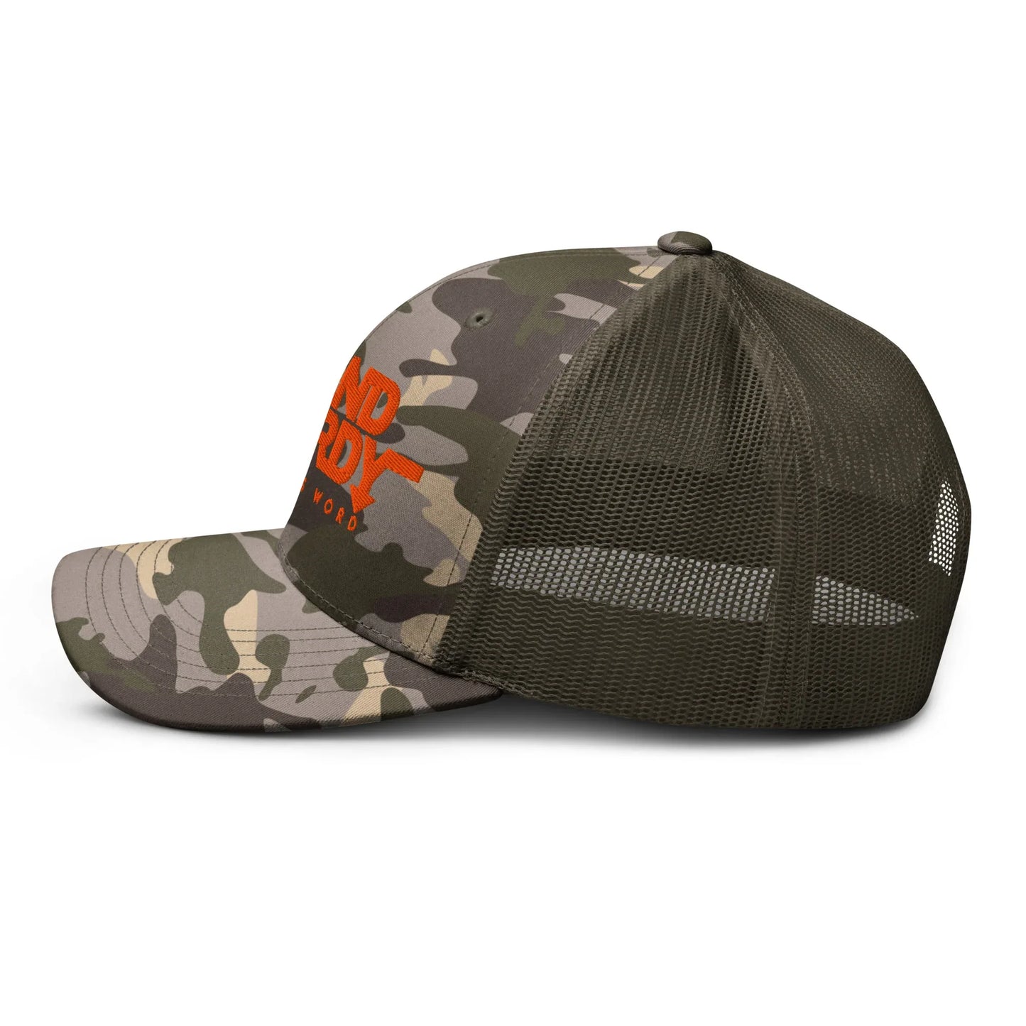 STAND STURDY Camouflage trucker hat - Da G.A.T.E 33