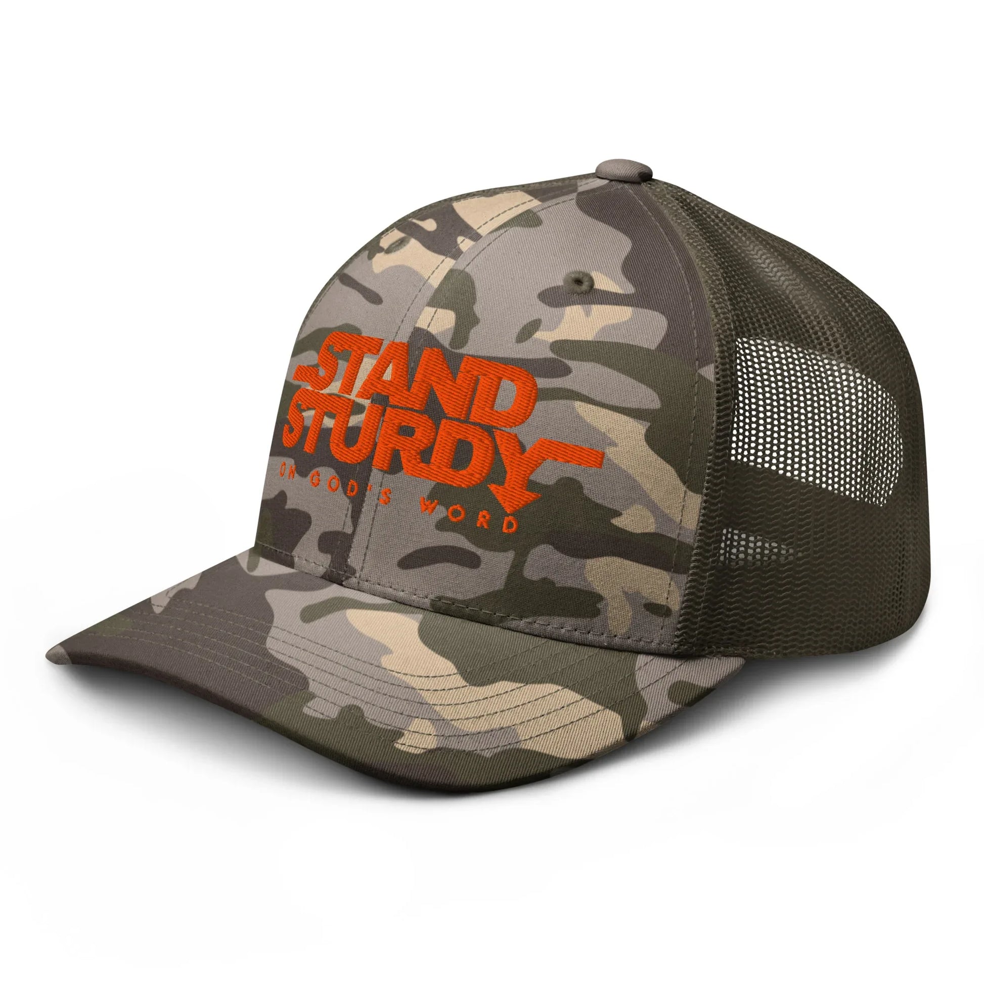 STAND STURDY Camouflage trucker hat - Da G.A.T.E 33