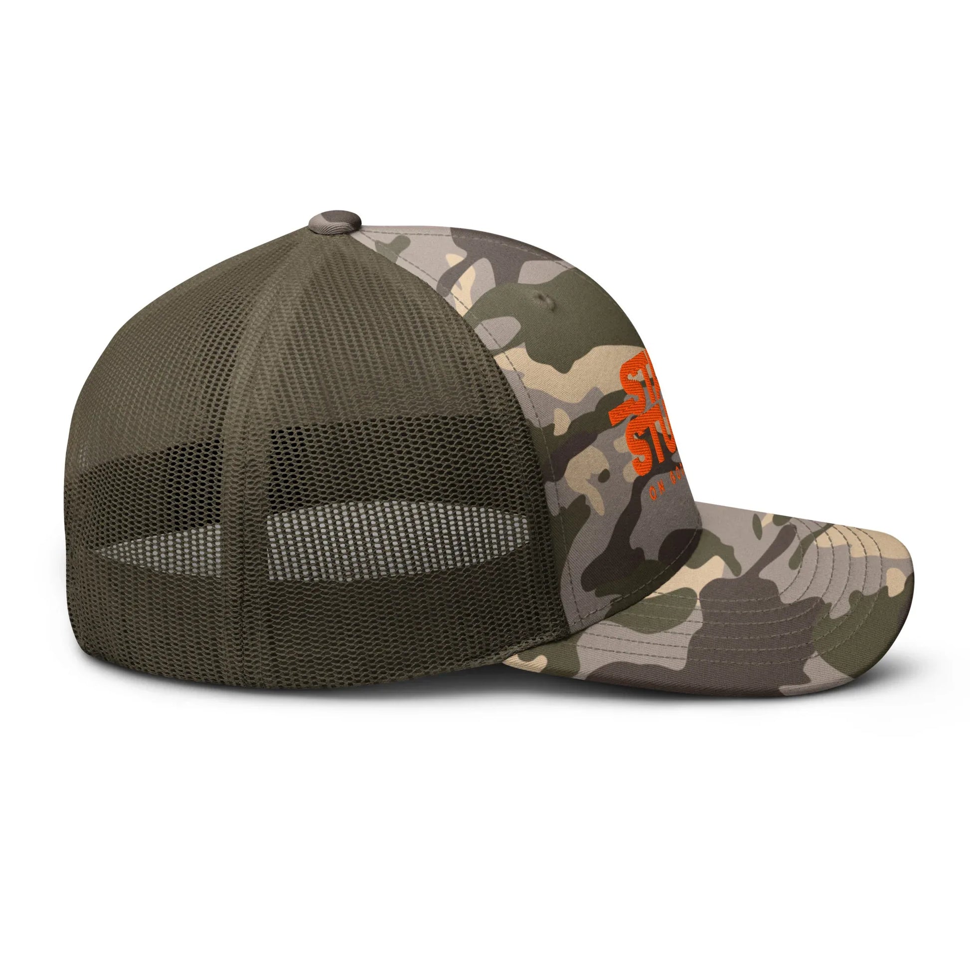 STAND STURDY Camouflage trucker hat - Da G.A.T.E 33
