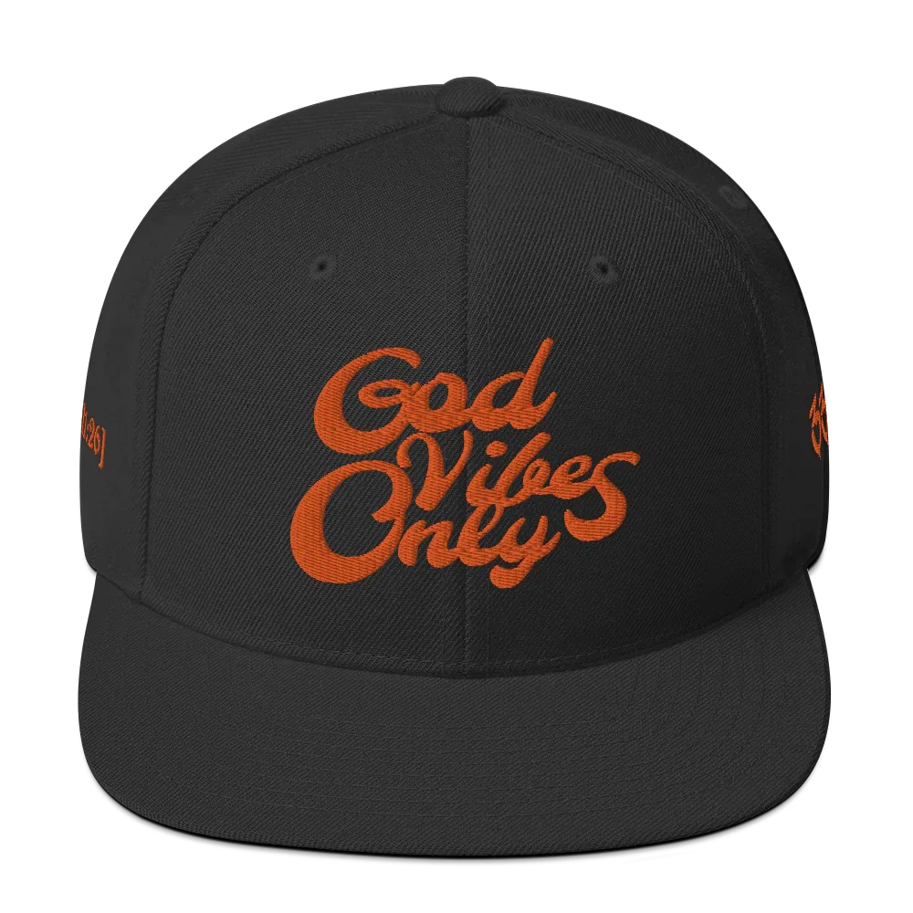 God Vibes Only Snapback Hat - Da G.A.T.E 33