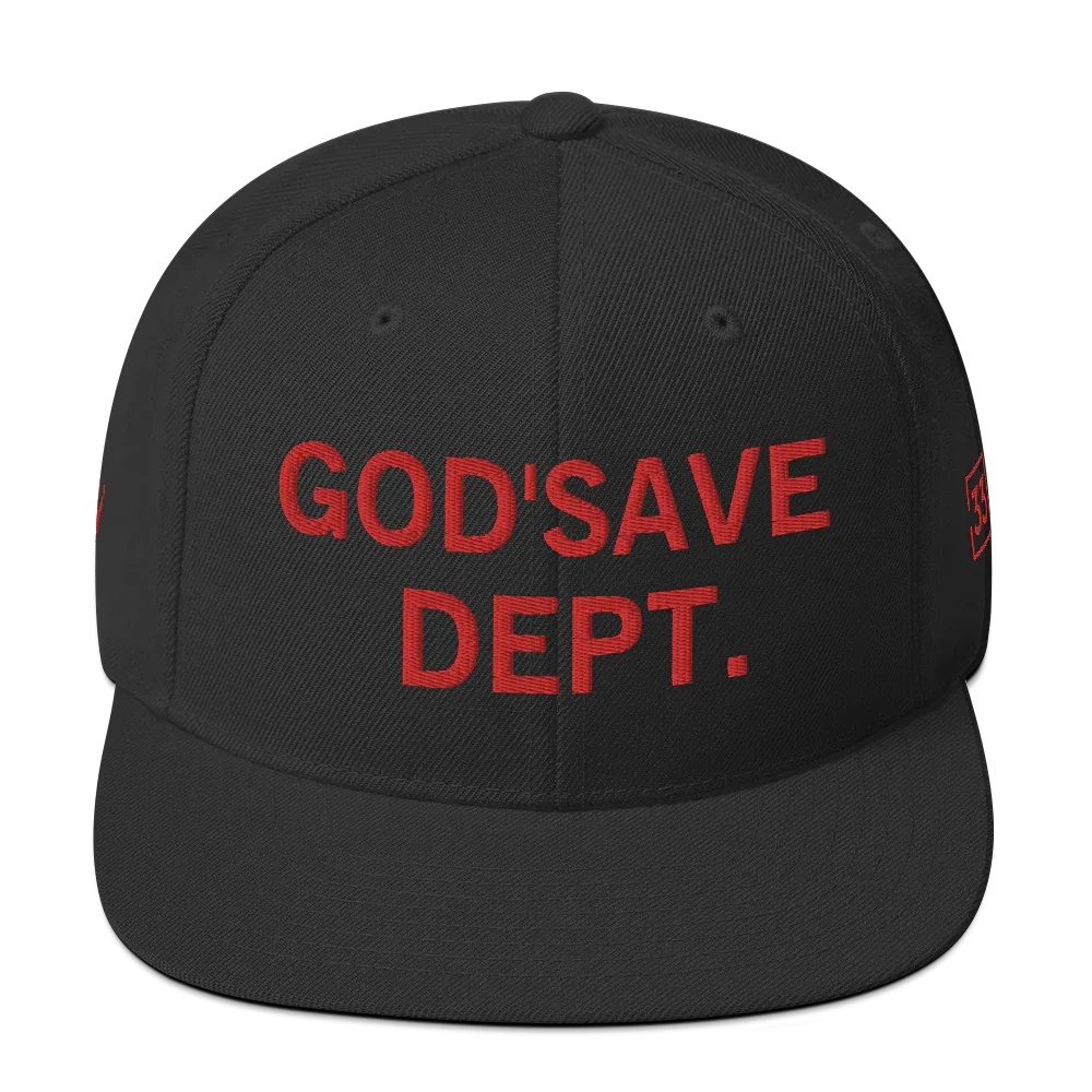 GOD'SAVE DEPT. Snapback Hat - Da G.A.T.E 33
