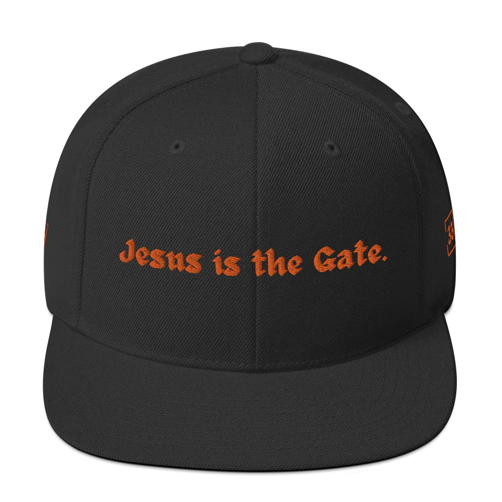 Jesus is the Gate. Snapback Hat - Da G.A.T.E 33