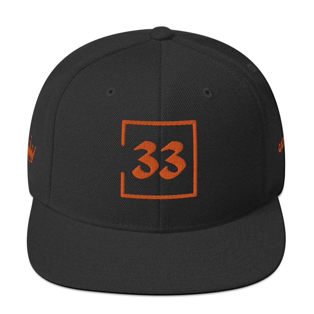 33 Snapback Hat - Da G.A.T.E 33