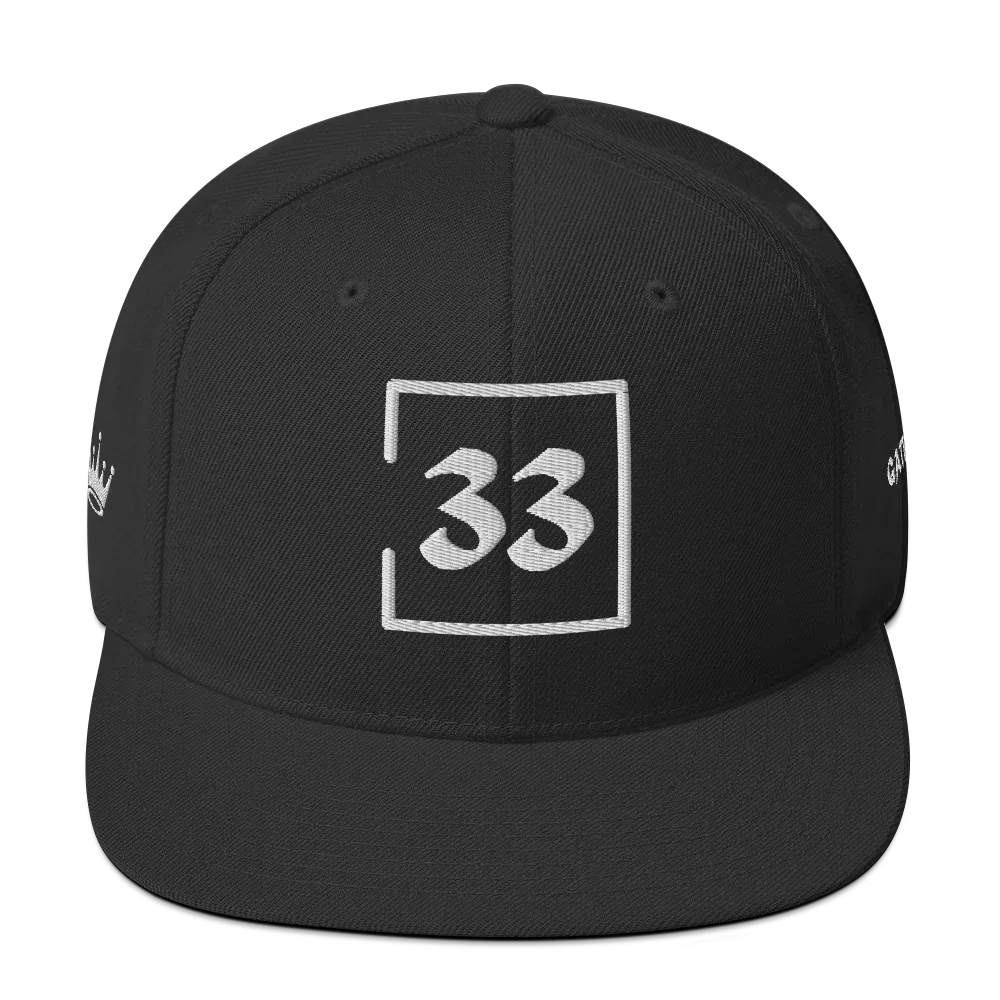 33 Snapback Hat - Da G.A.T.E 33