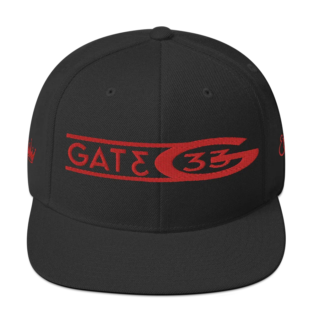 Gate33 Snapback Hat - Da G.A.T.E 33