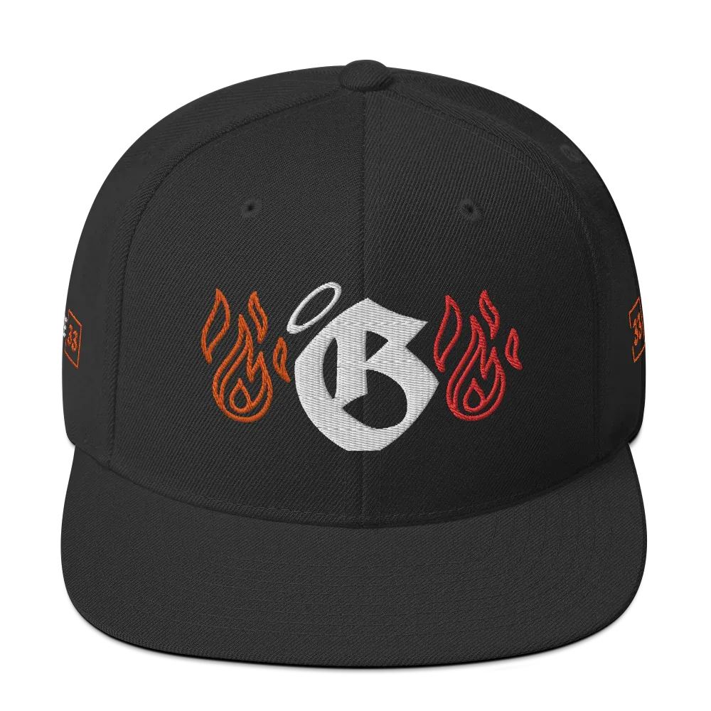 G Flames Snapback Hat - Da G.A.T.E 33