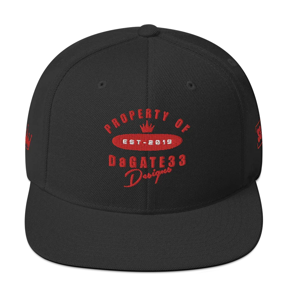 Gate33 Pro Snapback Hat - Da G.A.T.E 33