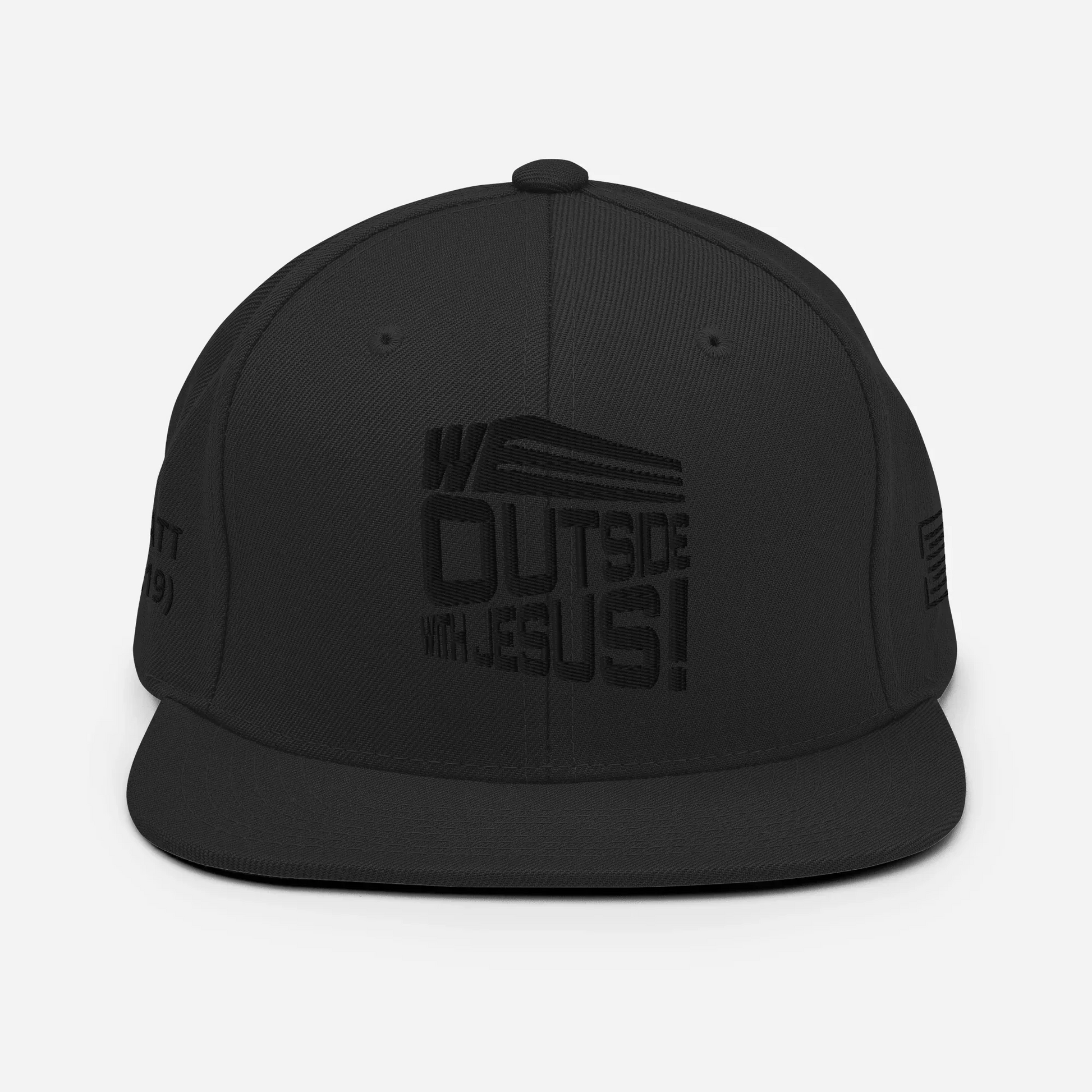 WE OUTSIDE-W-JESUS Snapback Hat - Da G.A.T.E 33