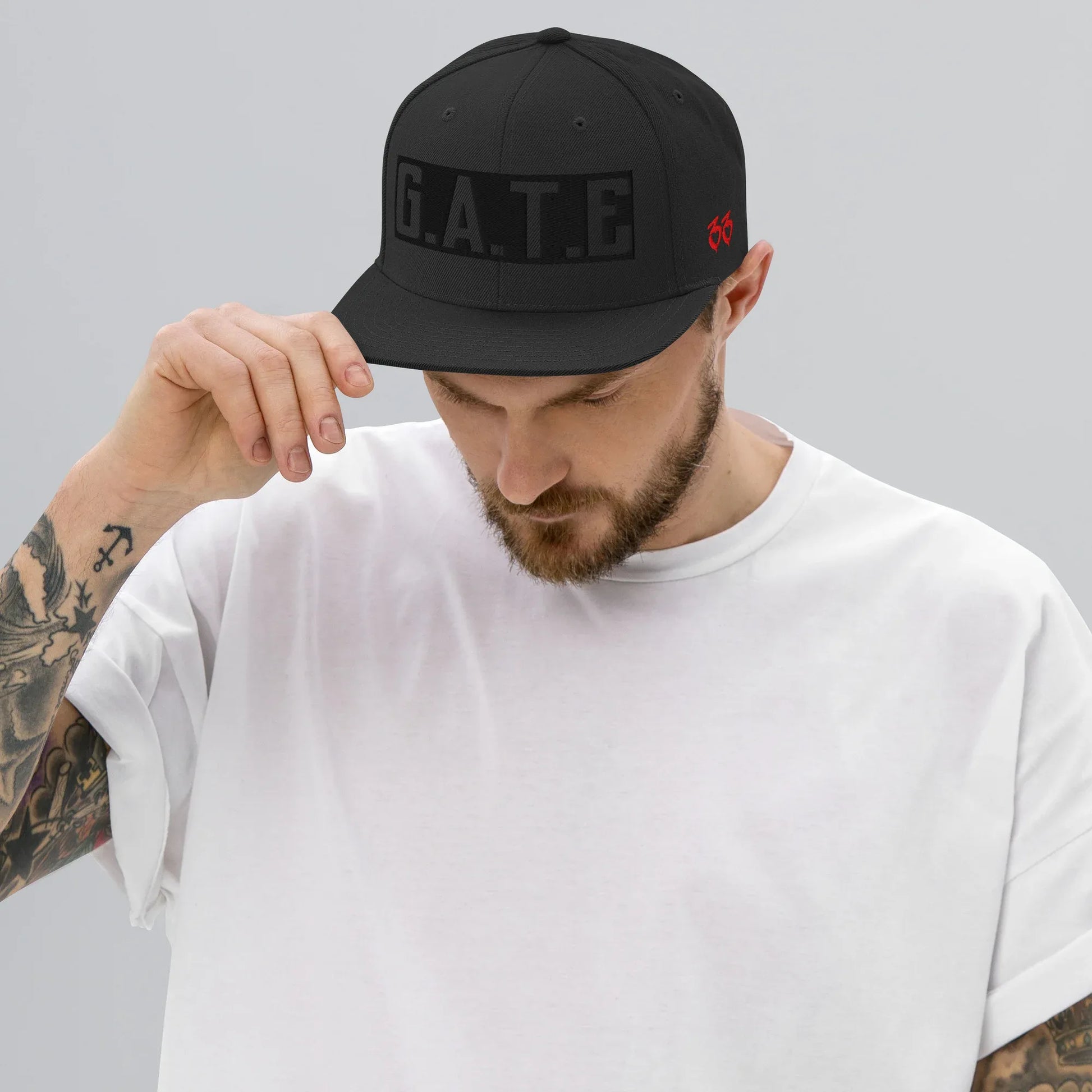 DA GATE 33 Snapback Hat - Da G.A.T.E 33