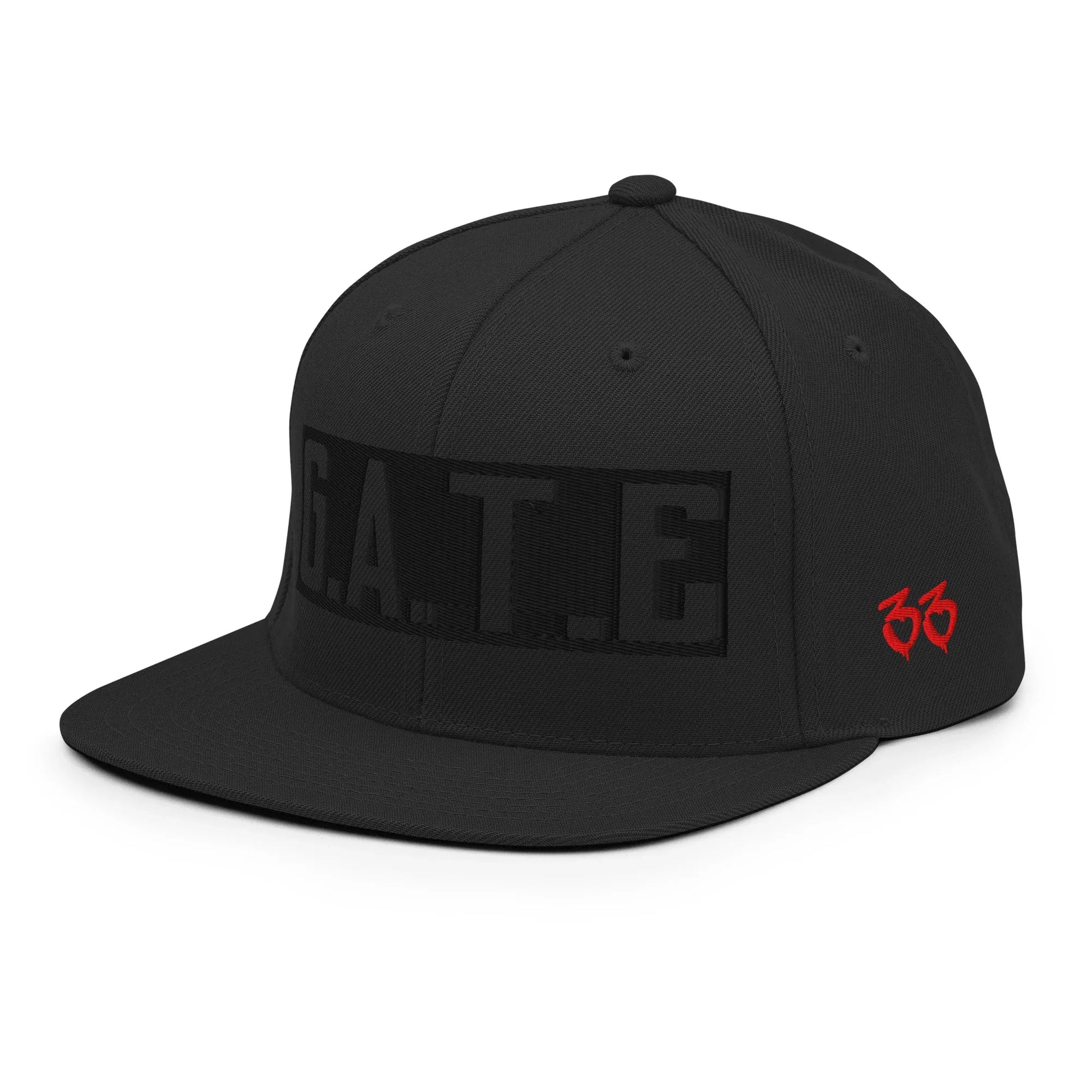 DA GATE 33 Snapback Hat - Da G.A.T.E 33