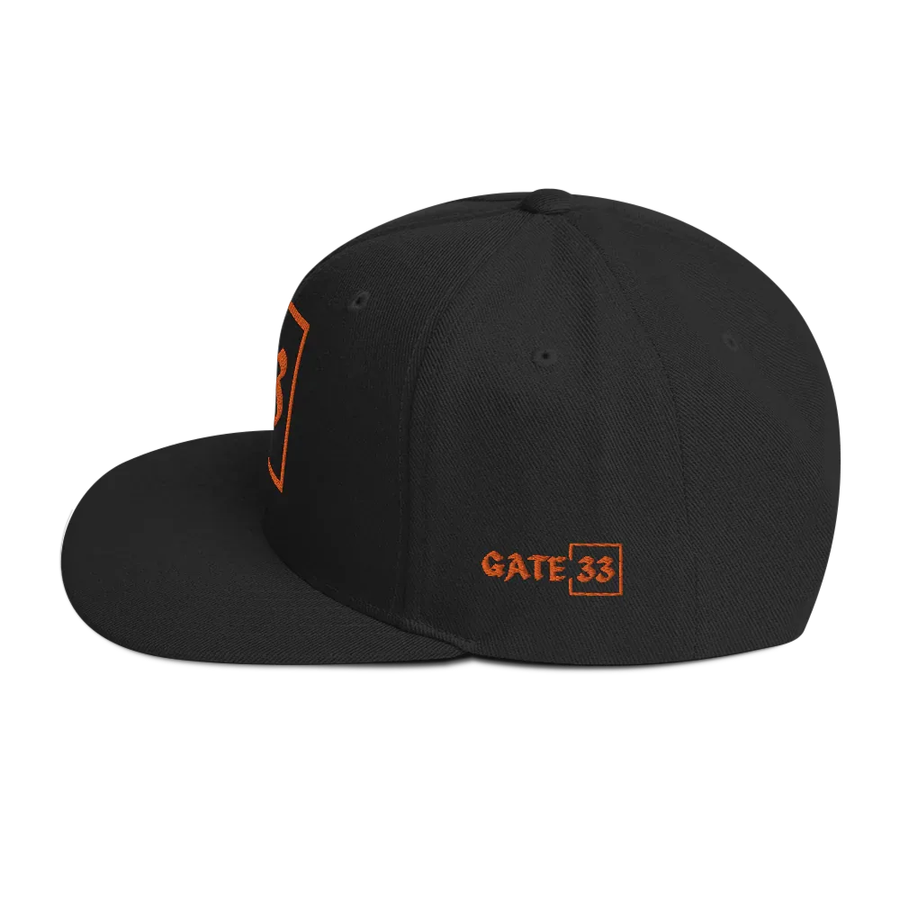 33 Snapback Hat - Da G.A.T.E 33