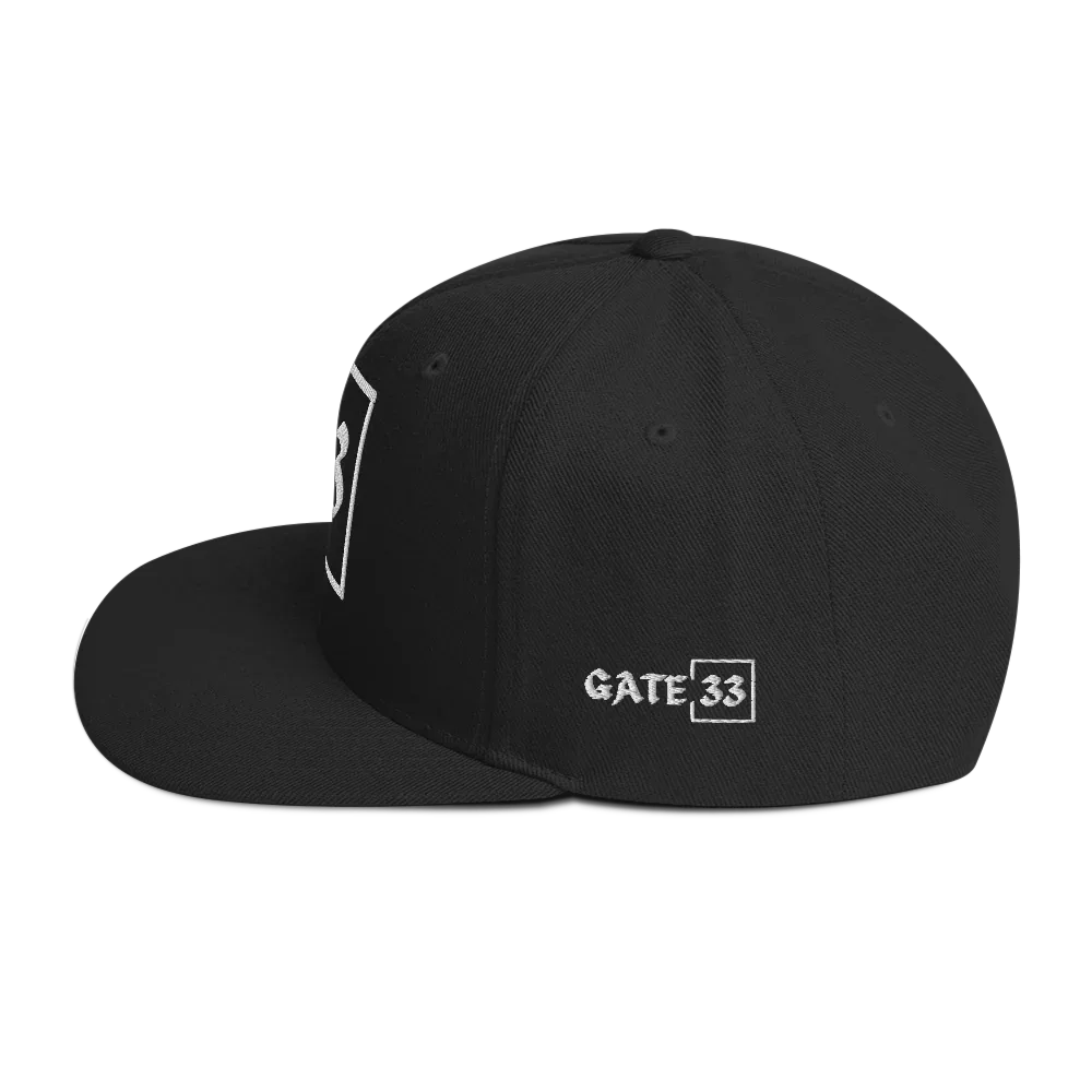 33 Snapback Hat - Da G.A.T.E 33