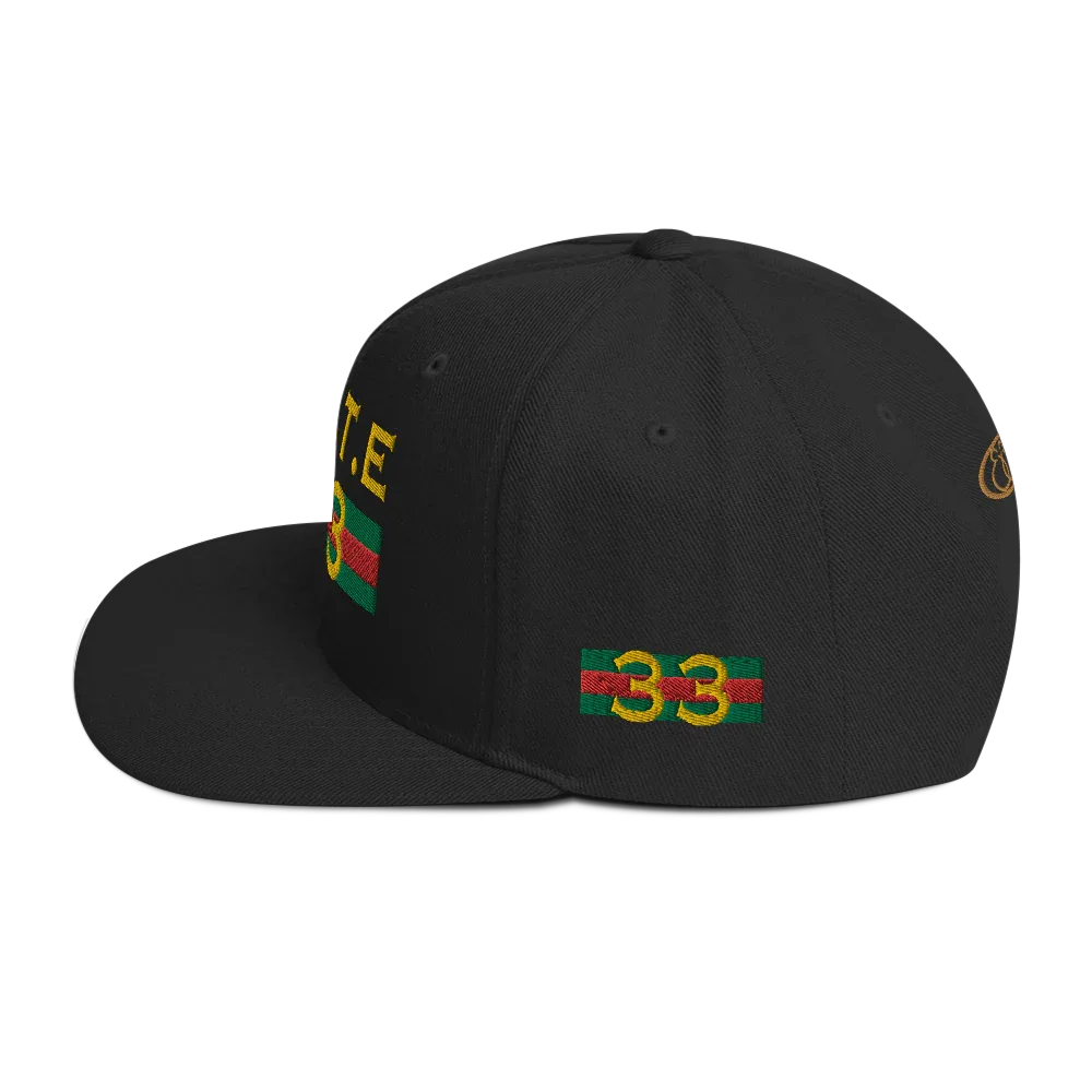 Gate33 Classic Snapback Hat - Da G.A.T.E 33