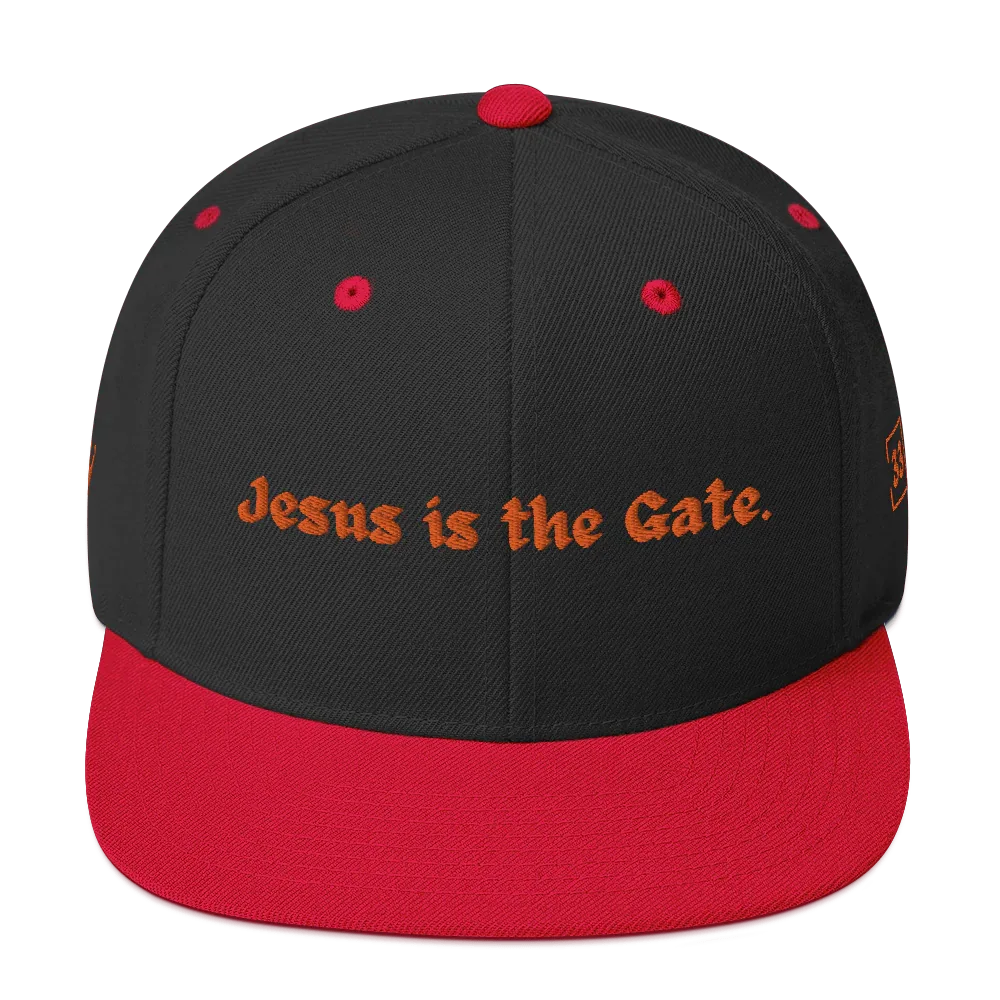 Jesus is the Gate. Snapback Hat - Da G.A.T.E 33