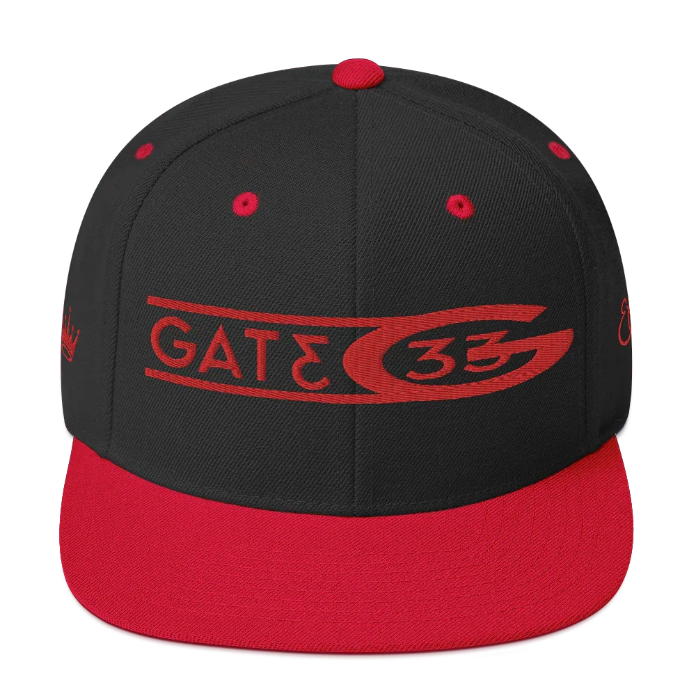 Gate33 Snapback Hat - Da G.A.T.E 33