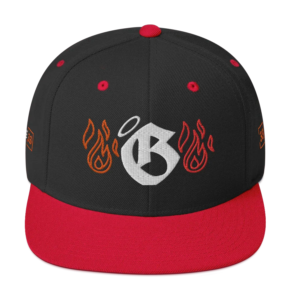G Flames Snapback Hat - Da G.A.T.E 33