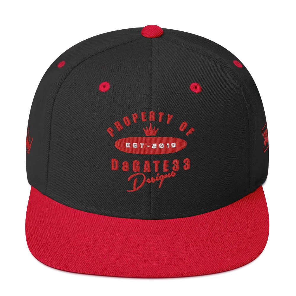 Gate33 Pro Snapback Hat - Da G.A.T.E 33